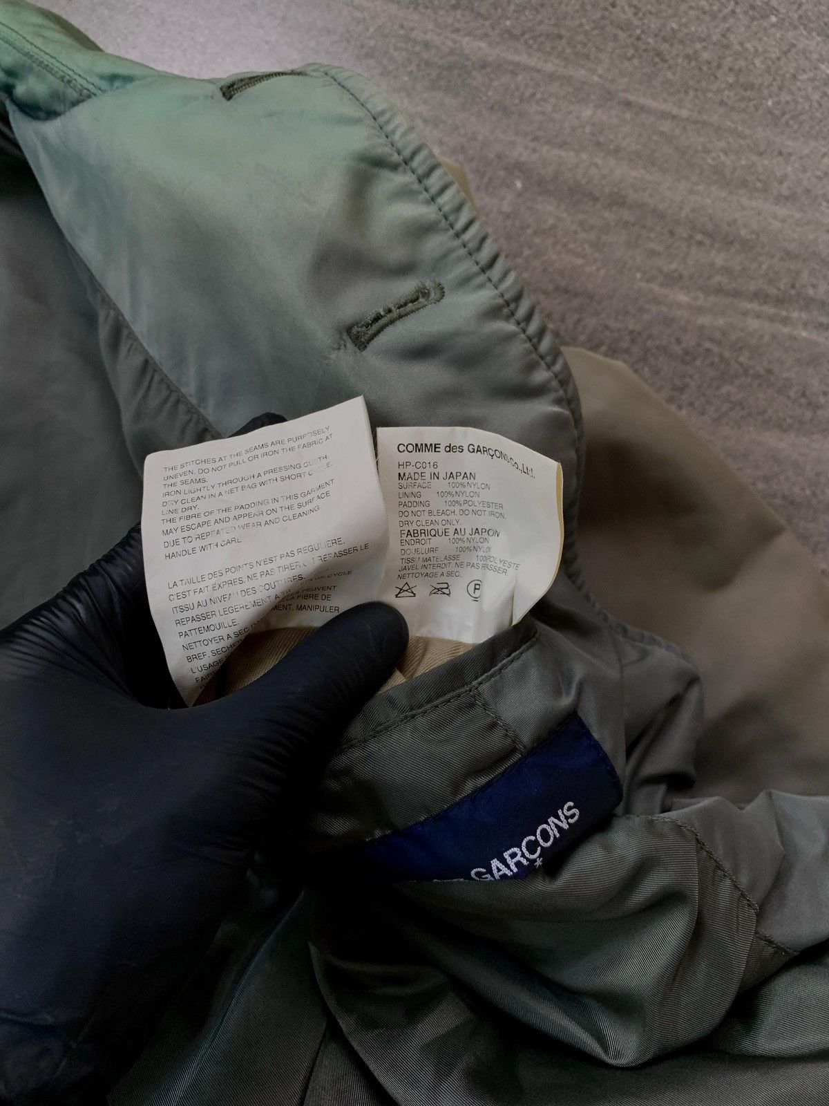 Comme des Garcons Homme FREE TAX! AD 2005 Military Padded Nylon Coat Jacket Size US M / EU 48-50 / 2 - 12 Thumbnail
