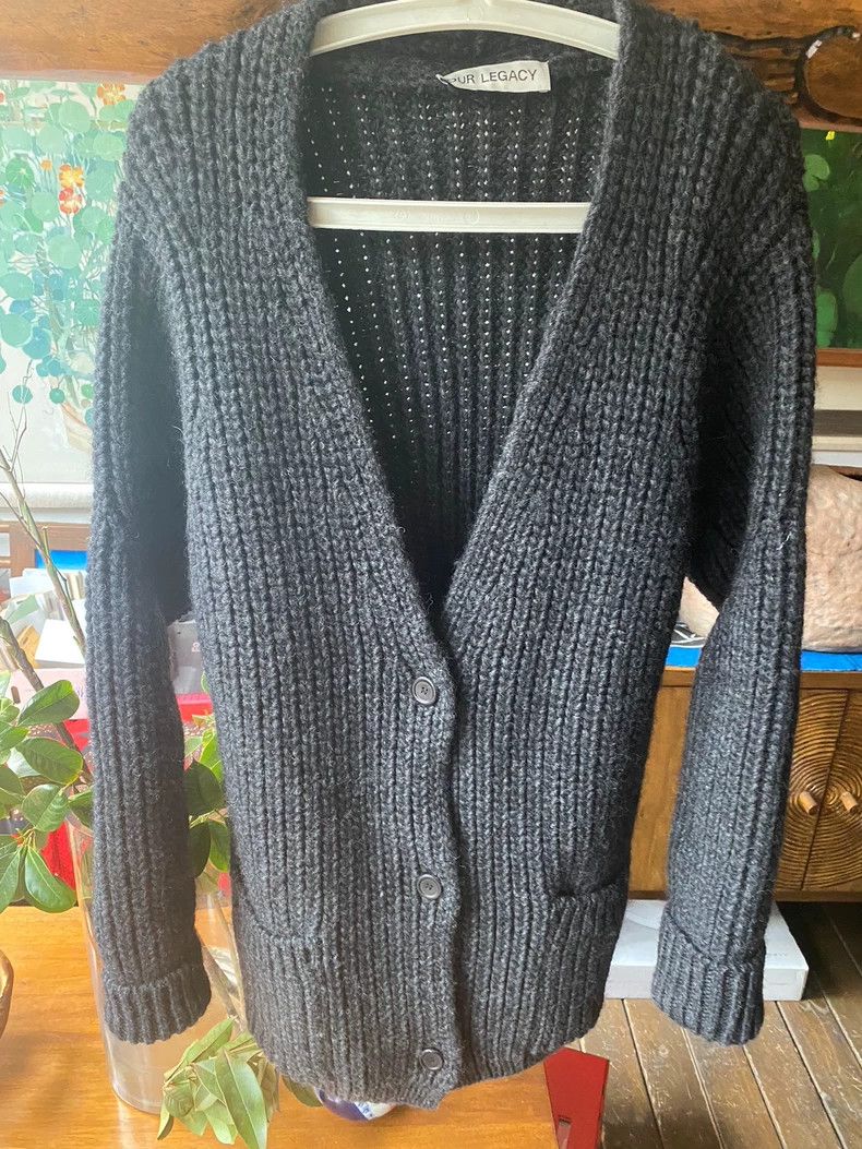 Our Legacy Our Legacy Thick wool sweater coat Size US XXS / EU 40 - 3 Thumbnail