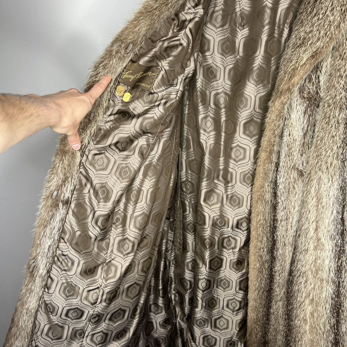 Vintage 90s Vintage Real Rabbit Fur Coat Jacket Heavy Opium Punk Y2K Size US M / EU 48-50 / 2 - 13 Thumbnail