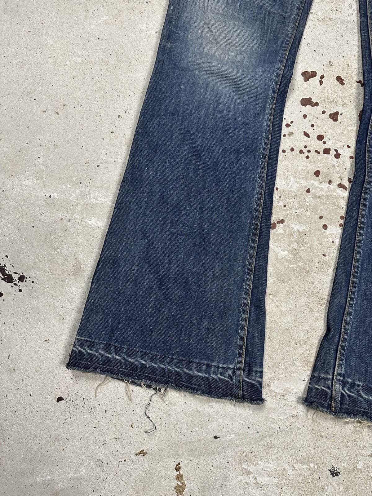 If Six Was Nine × Japanese Brand × Le Grande Bleu (L.G.B.) Vintage Y2K Reworked Flare Boot Cut Distressed Jeans Japan Size US 30 / EU 46 - 12 Thumbnail