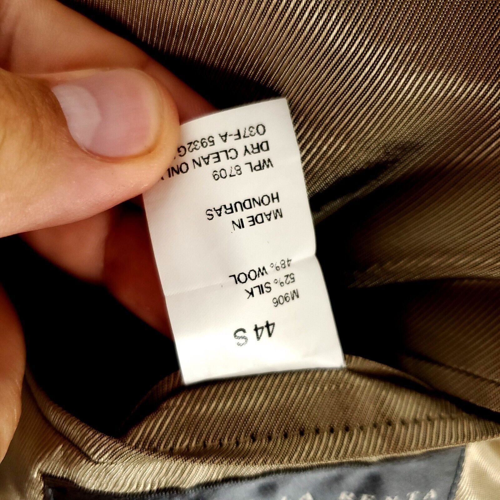 Oscar De La Renta Oscar De La Renta Tweed Wool Silk 3 Button Sport Coat 44R Br Size 44R - 8 Thumbnail
