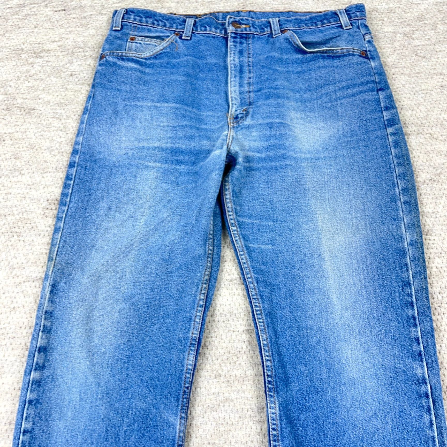Levi's VINTAGE Levi's 505 Jeans 36x31 Straight Leg Blue Regular Fit 90s Mens Size US 36 / EU 52 - 5 Thumbnail