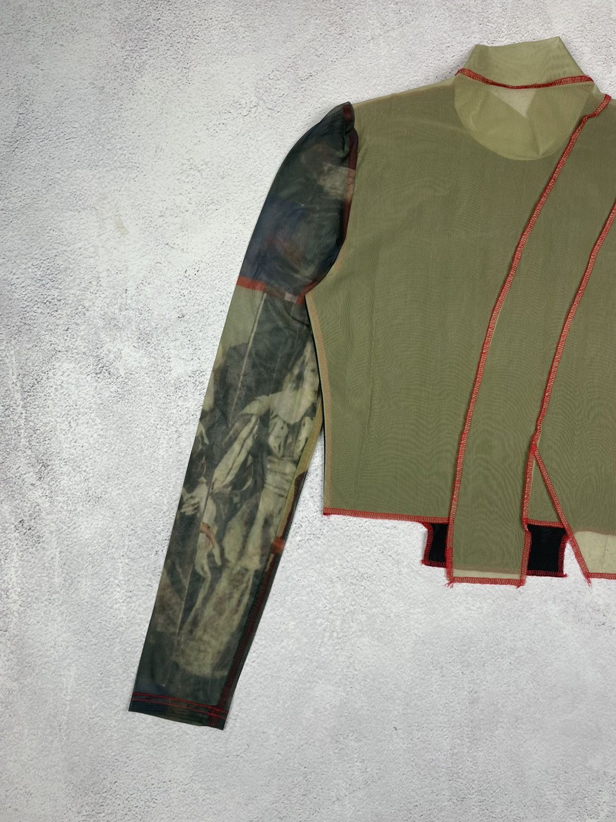 Designer × Japanese Brand Save The Queen Jean Paul Gaultier Style Mesh Top Blouses Size M / US 6-8 / IT 42-44 - 7 Thumbnail