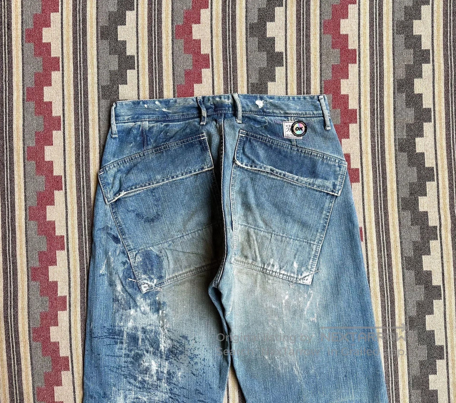 Prps Prps P33P12 Vintage Distressed Jeans. Size US 31 - 6 Thumbnail