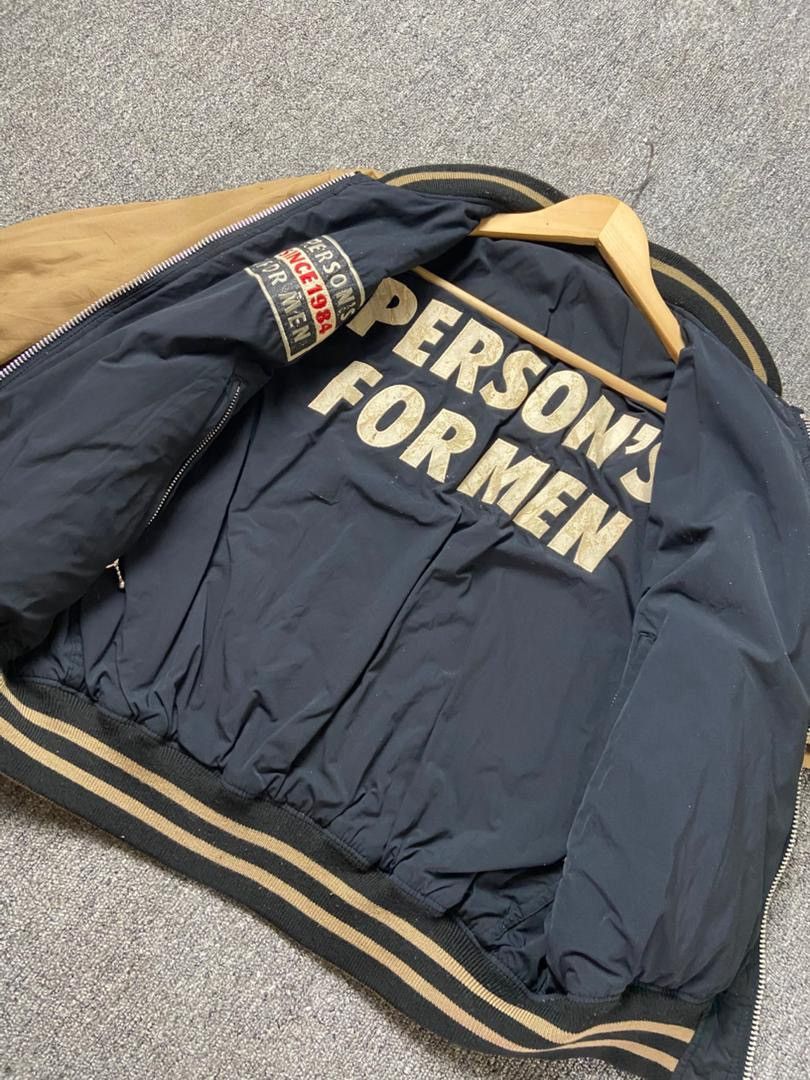 PERSON'S PERSON’S For Men Reversible Bomber Jacket (203) Size US M / EU 48-50 / 2 - 5 Thumbnail