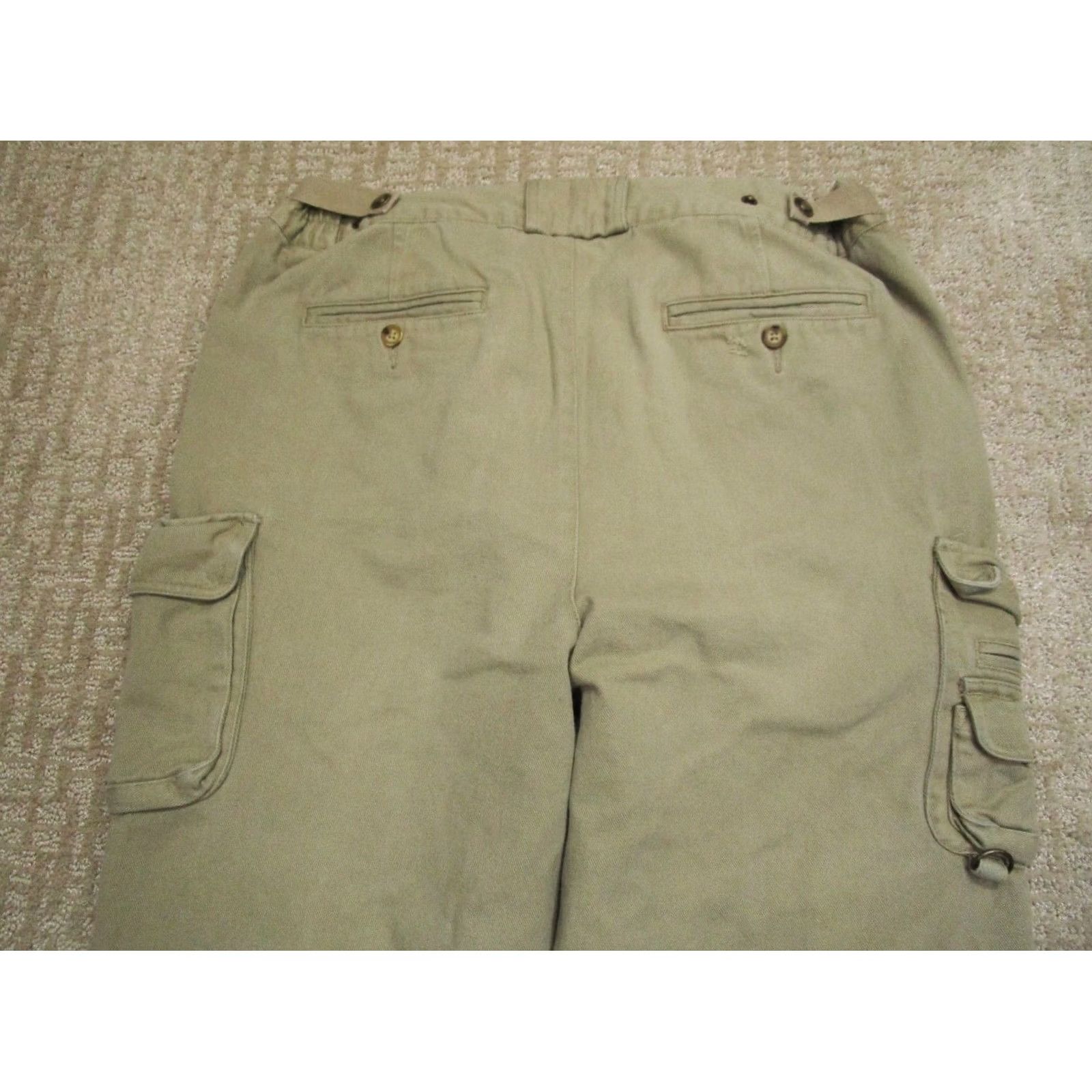 Orvis Orvis Jeans Men 36x32 Brown Cargo Utility Pants Denim Vintage 90s Retro Straight Regular Pocket Logo Size US 36 / EU 52 - 4 Thumbnail