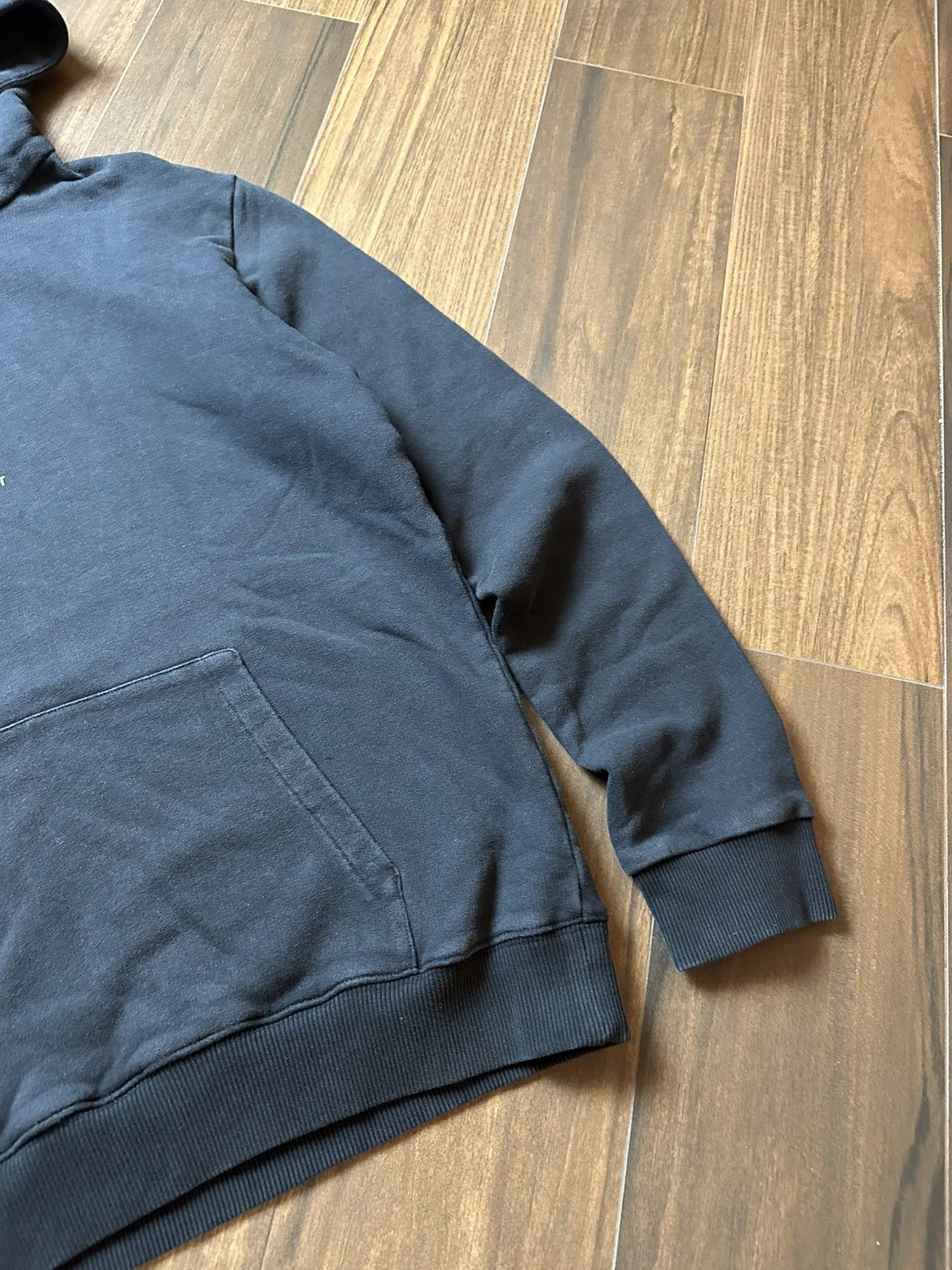 Saint Laurent Paris Saint Laurent Washed Hoodie Size US L / EU 52-54 / 3 - 4 Thumbnail