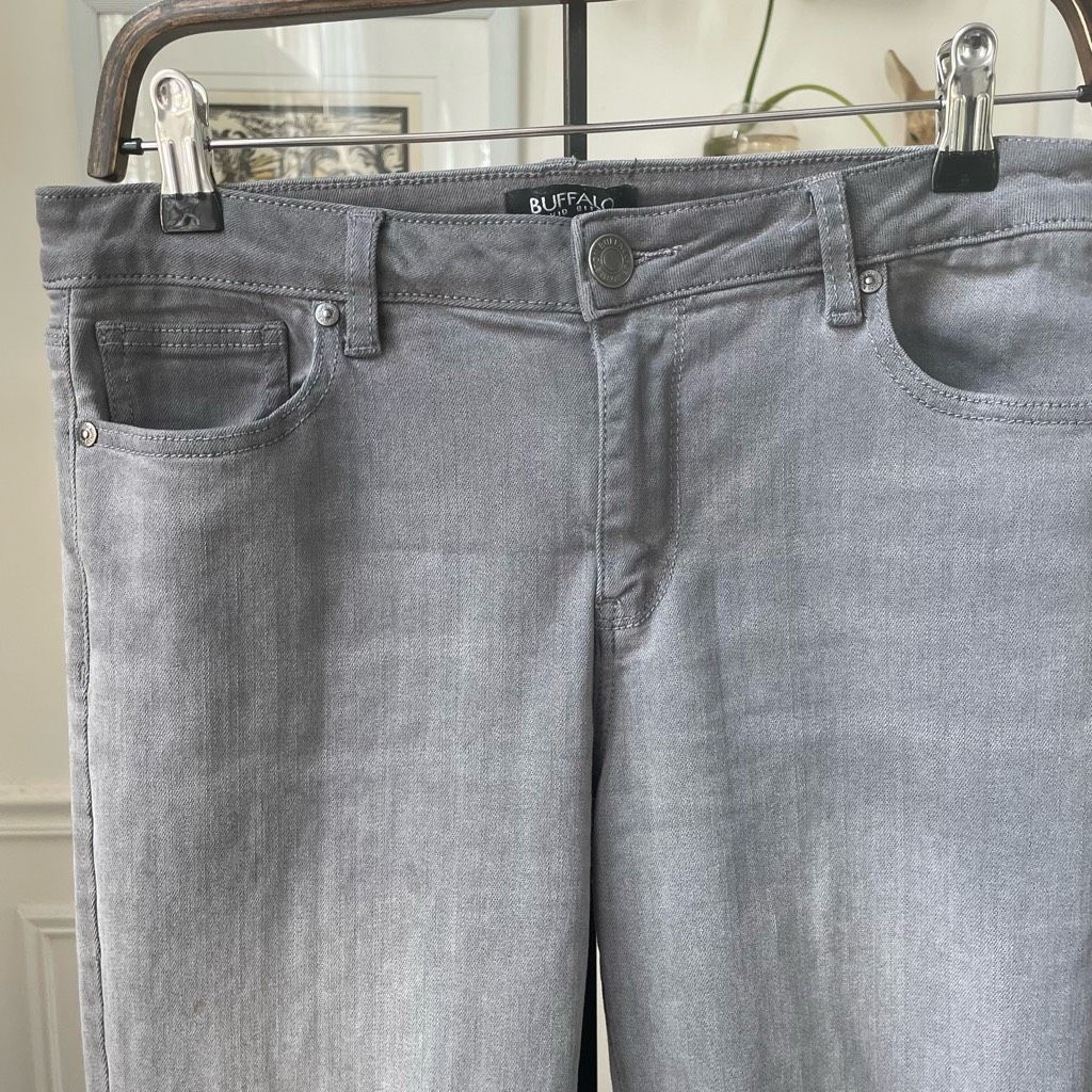 Buffalo David Bitton Buffalo David Britton Grey Jeans 30 10 Size 32" / US 10 / IT 46 - 2 Thumbnail