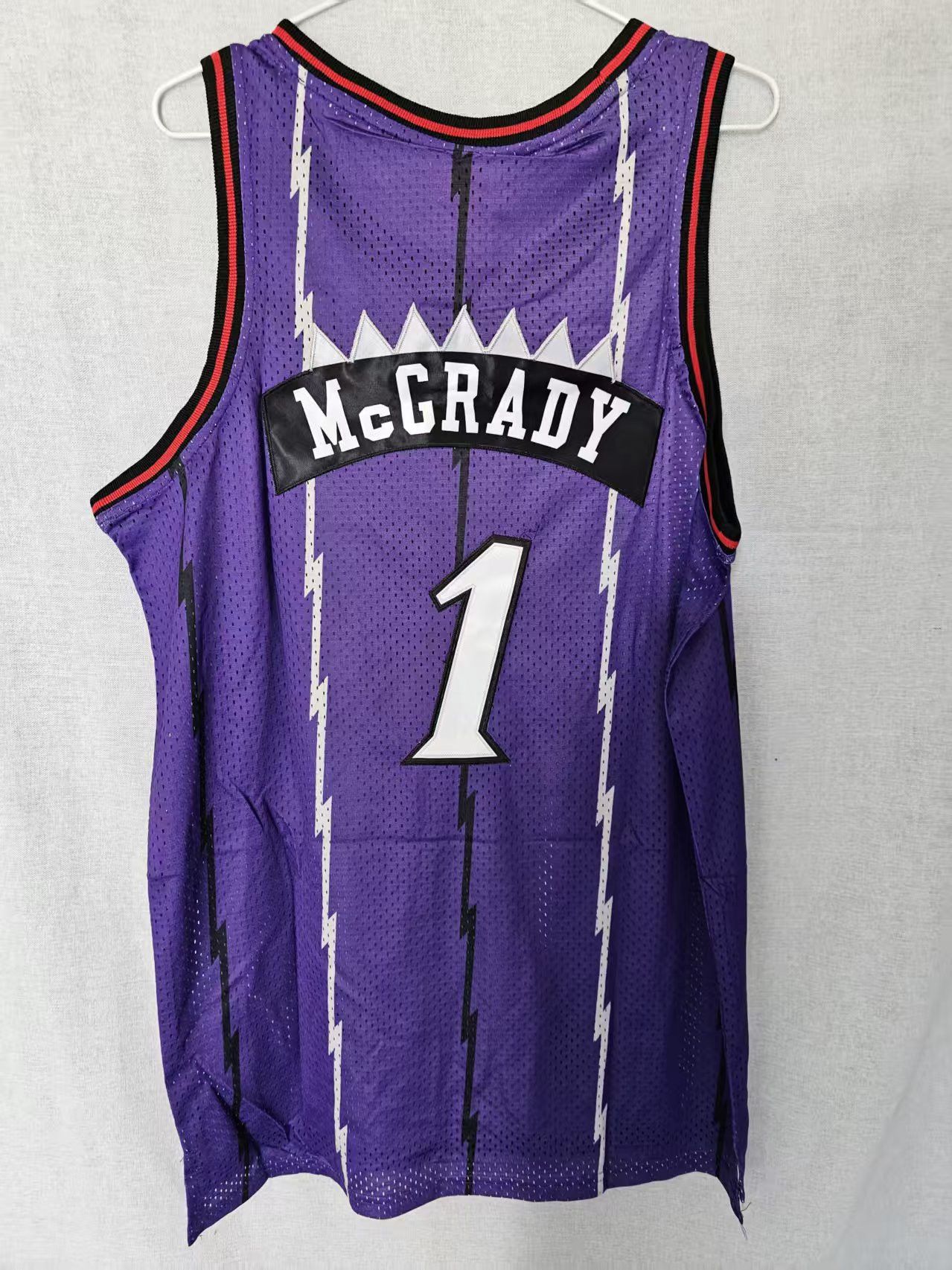 NBA Toronto Raptors #1 Tracy McGrady Jersey Size US XL / EU 56 / 4 - 1 Thumbnail