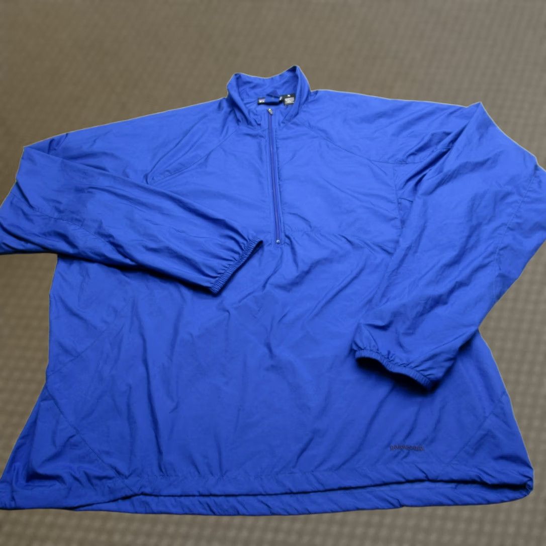 Patagonia VTG Patagonia Jacket Mens XL Blue Lightweight Packable Pullover Windbreaker Size US XL / EU 56 / 4 - 1 Thumbnail