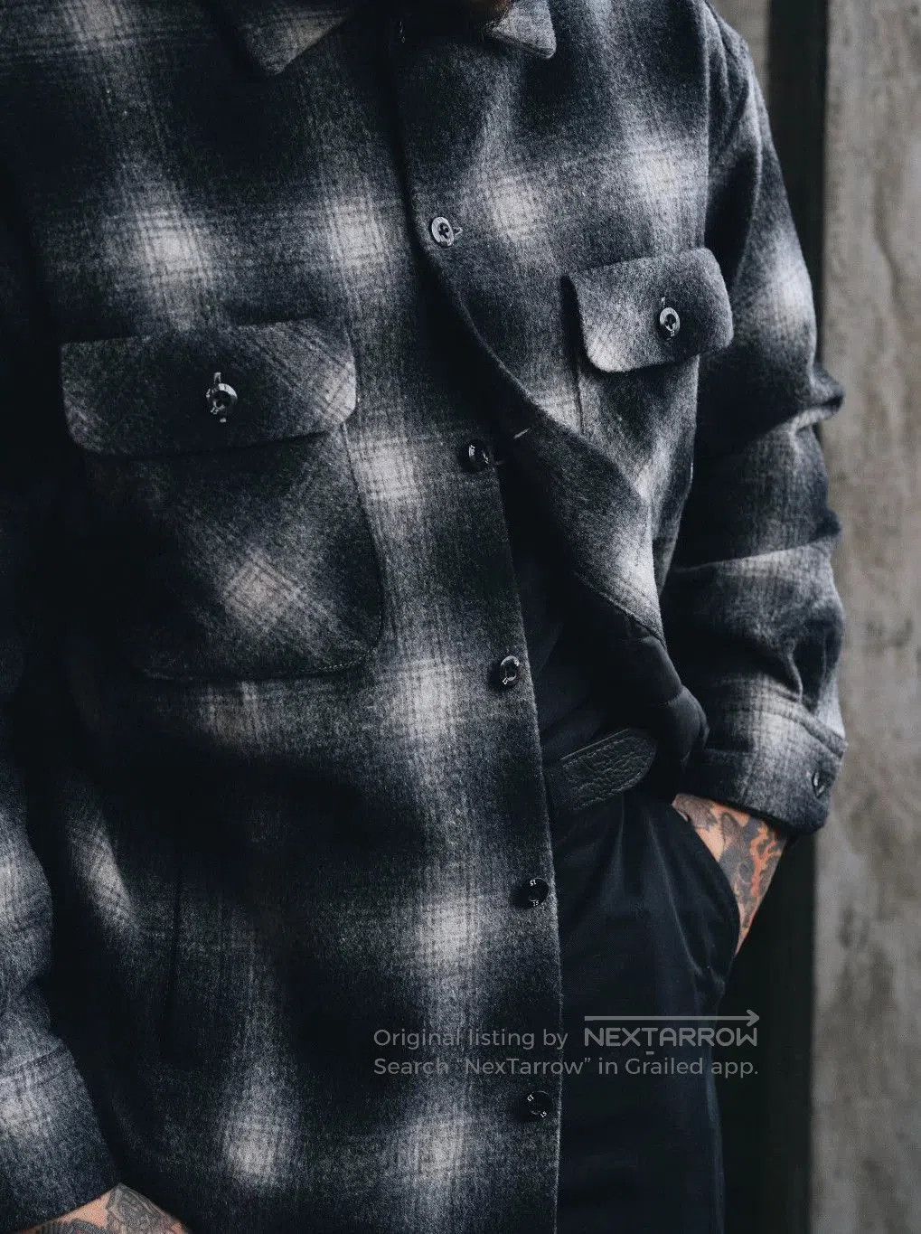 Neighborhood Oversized Wool Shirt Jacket. Size US M / EU 48-50 / 2 - 1 Thumbnail