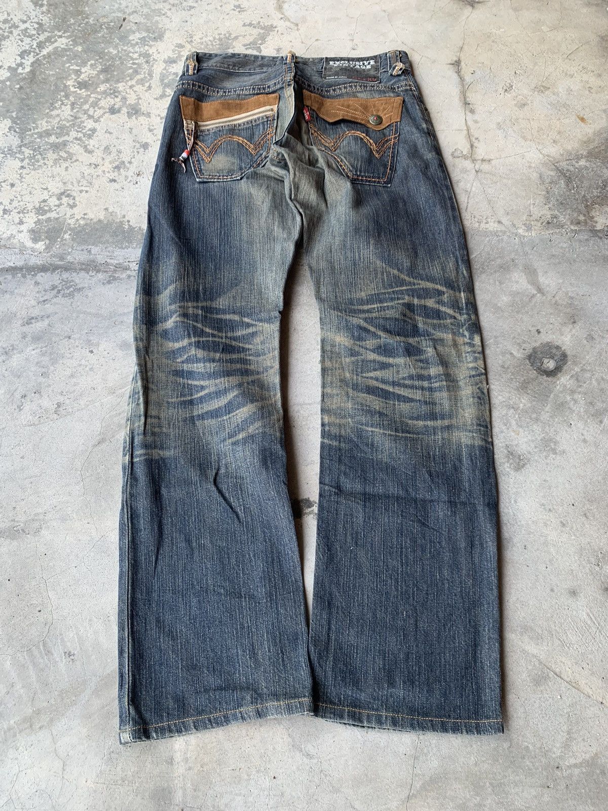 Edwin EDWIN NAVAJO DESIGN STYLE & RARE. ONLY IN JAPAN 🇯🇵 Size US 31 - 2 Thumbnail