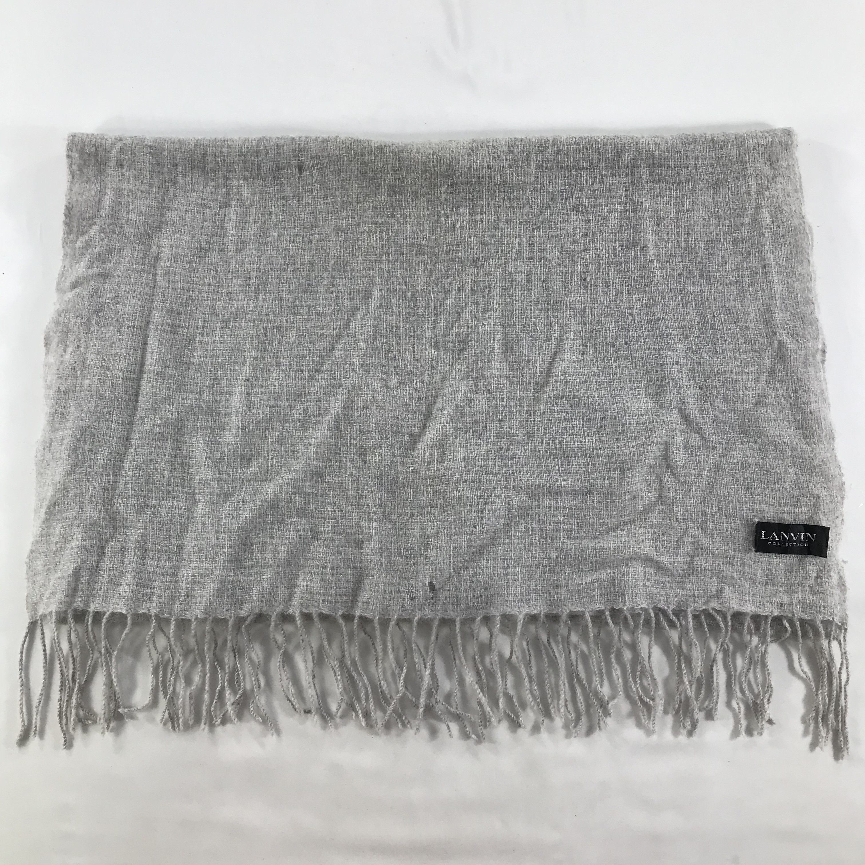 Lanvin × Vintage Lanvin Scarf / Muffler / Neckwear - WW1331 Size ONE SIZE - 2 Thumbnail