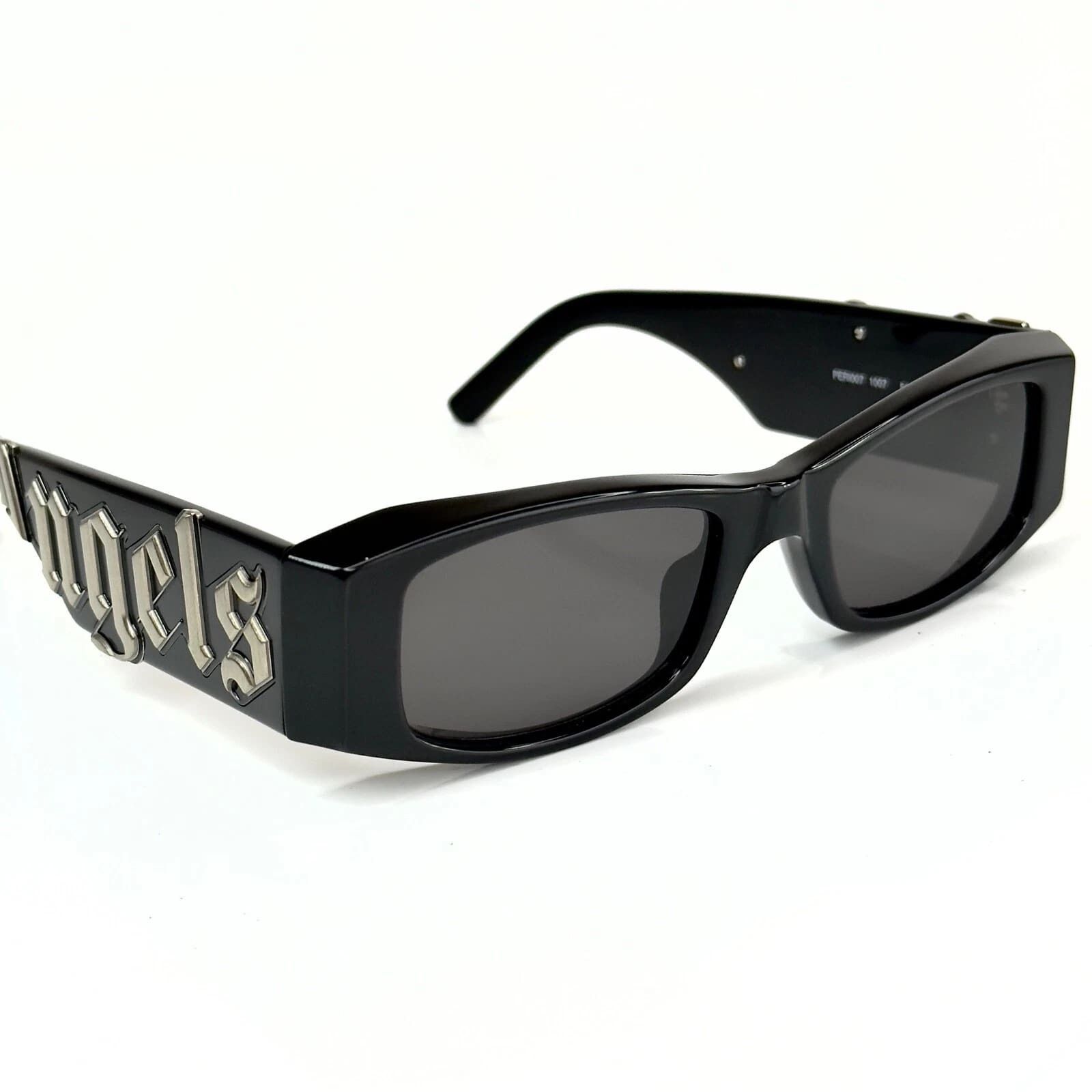 Palm Angels PALM ANGELS PERI007 007 ANGEL Black Geometric Sunglass Size ONE SIZE - 10 Thumbnail