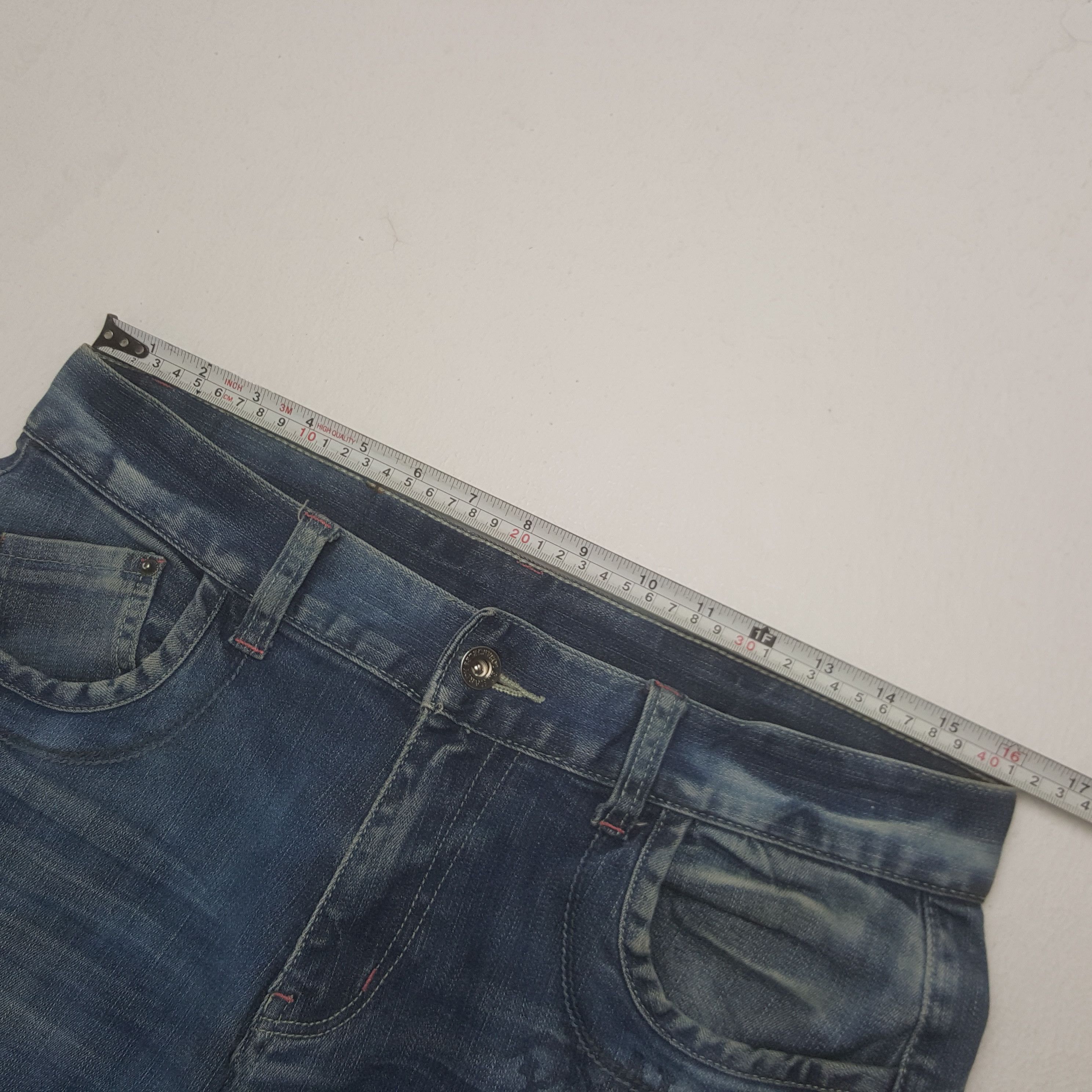 Christian Audigier Vintage Ed Hardy by Christian Audiger Embroidery Denim Jeans Size 32" / US 10 / IT 46 - 10 Thumbnail