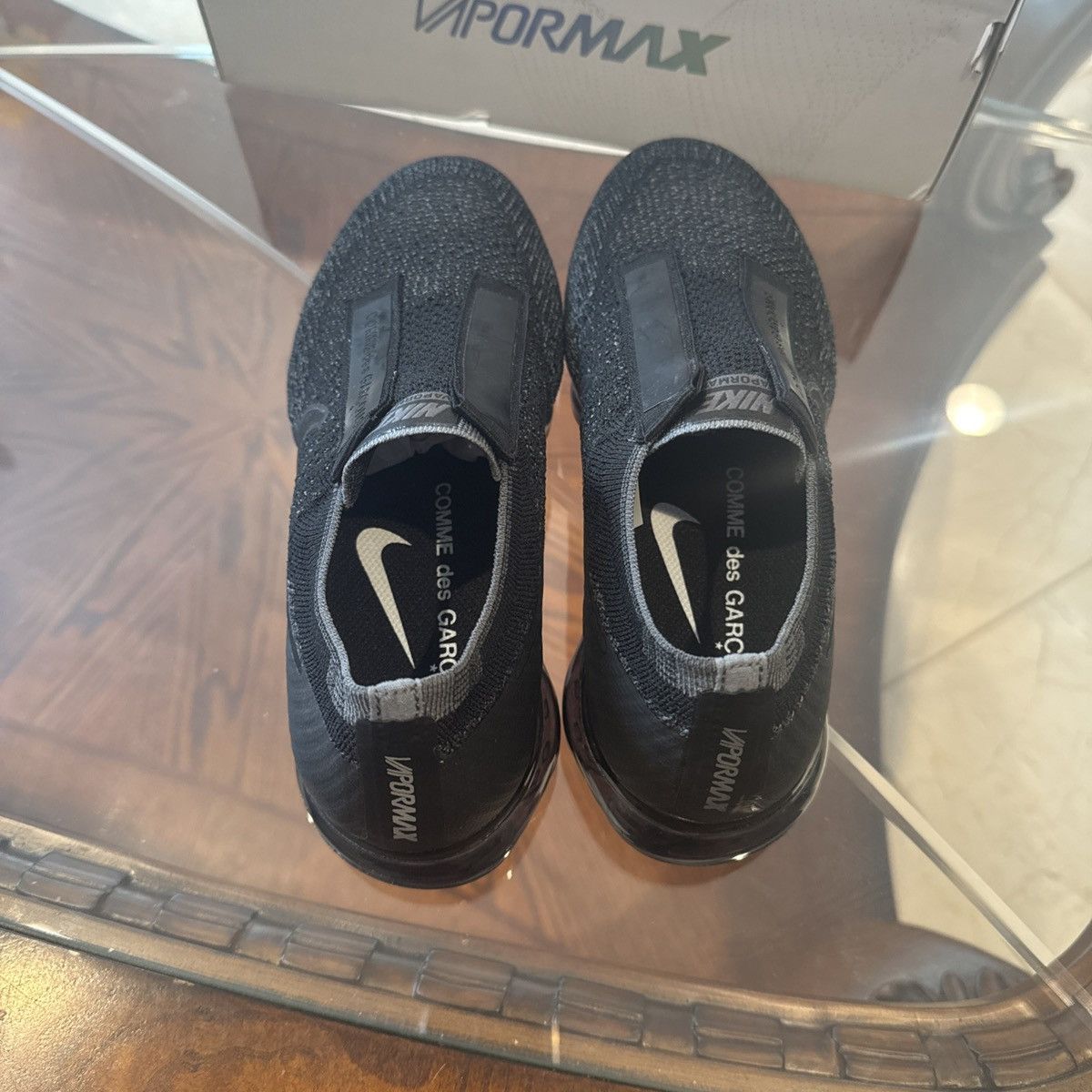 Comme des Garcons × Nike Nike Vapormax CDG Size 4.5 M/6 W - Brand New Size US 6 / IT 36 - 5 Thumbnail