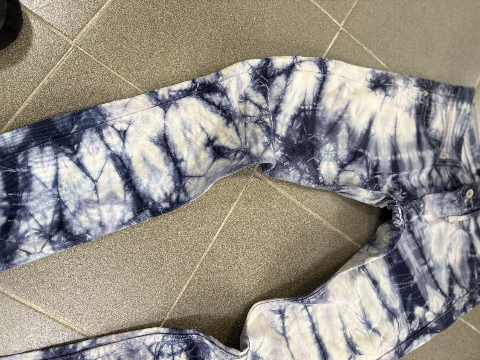 Levi's Custom bleached Levi’s 505 jeans Custom y2k streetwear Size 28" / US 6 / IT 42 - 4 Thumbnail