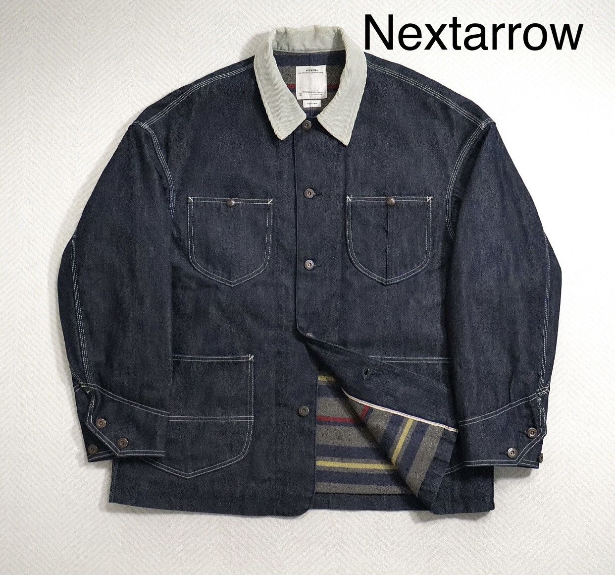Visvim 22aw Jumbo Coverall Unwashed jacket