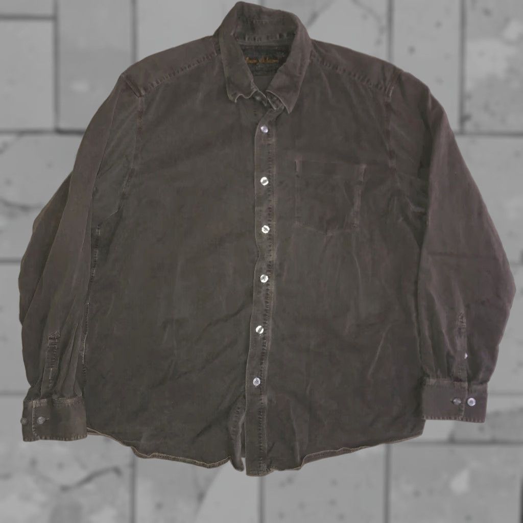 Tommy Bahama VINTAGE Tommy Bahama Long Sleeve Button-Up Shirt Men XL Brown Bahamas Size US L / EU 52-54 / 3 - 1 Thumbnail