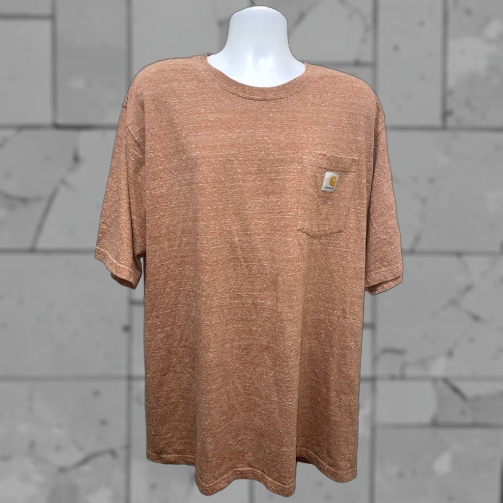 Carhartt Carhartt T-Shirt Mens 2XL Orange Pocket Loose Fit Short Sleeve Size US XXL / EU 58 / 5 - 1 Thumbnail