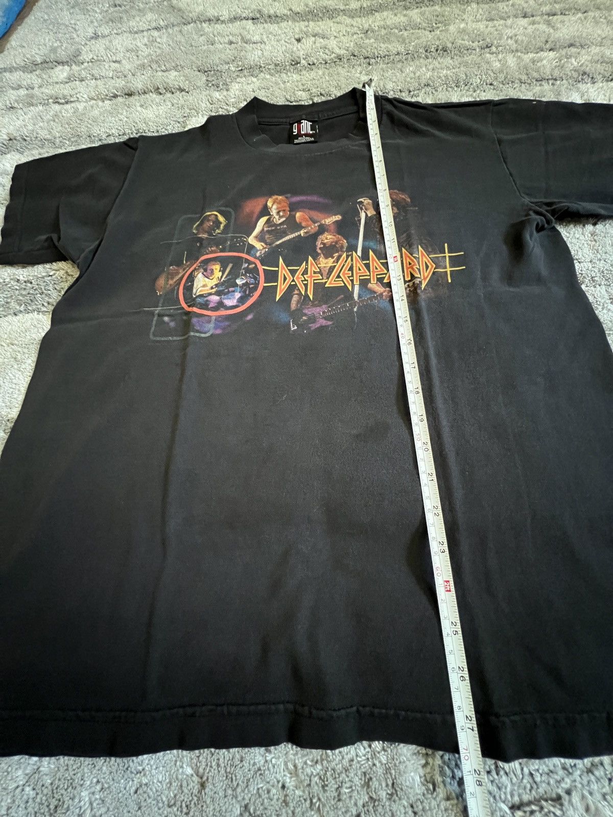 Giant Vintagw def leppard concert t shirt Size US L / EU 52-54 / 3 - 6 Thumbnail