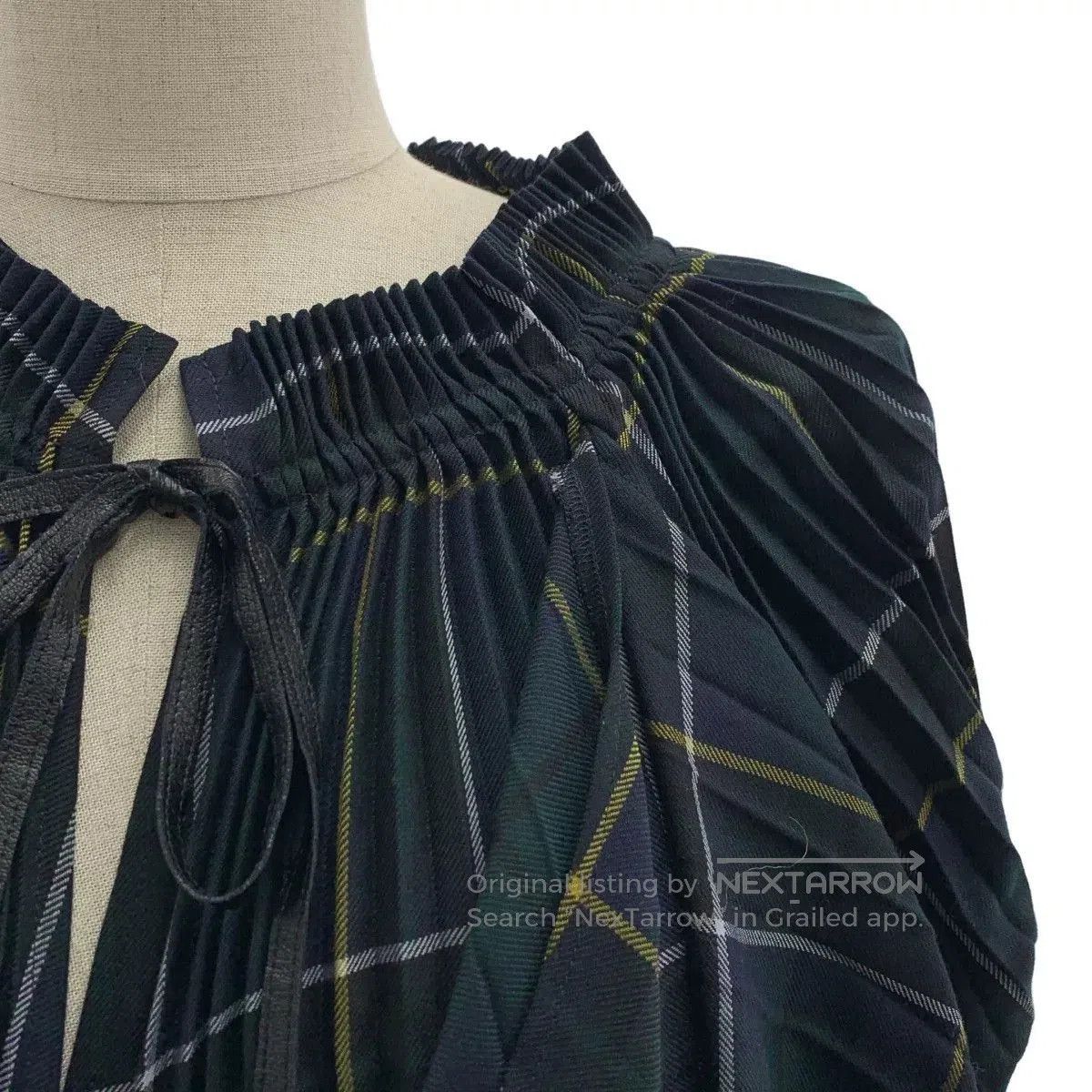 Junya Watanabe junya watanabe cdg 17aw plaid pleated dress. Size M / US 6-8 / IT 42-44 - 4 Thumbnail