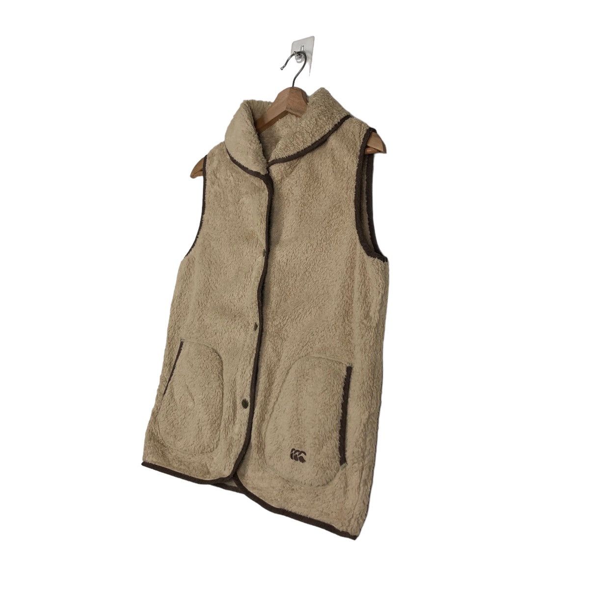 Canterbury of New Zealand 🔥VINTAGE FLEECE VEST DIPE PILE CANTERBURY Size US M / EU 48-50 / 2 - 2 Thumbnail