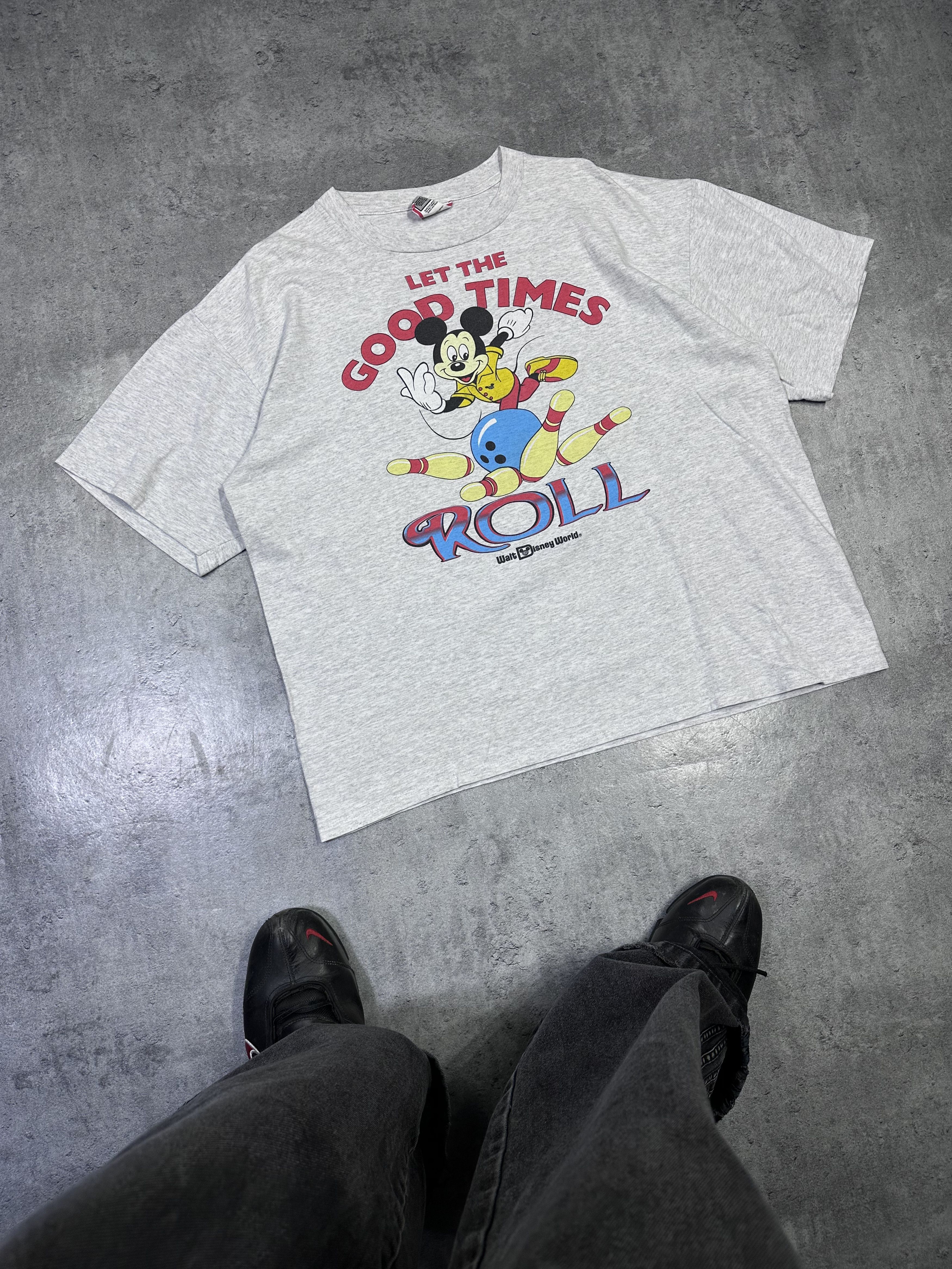 Disney Let the good times roll mickey mouse vintage tshirt Size US XL / EU 56 / 4 - 1 Thumbnail