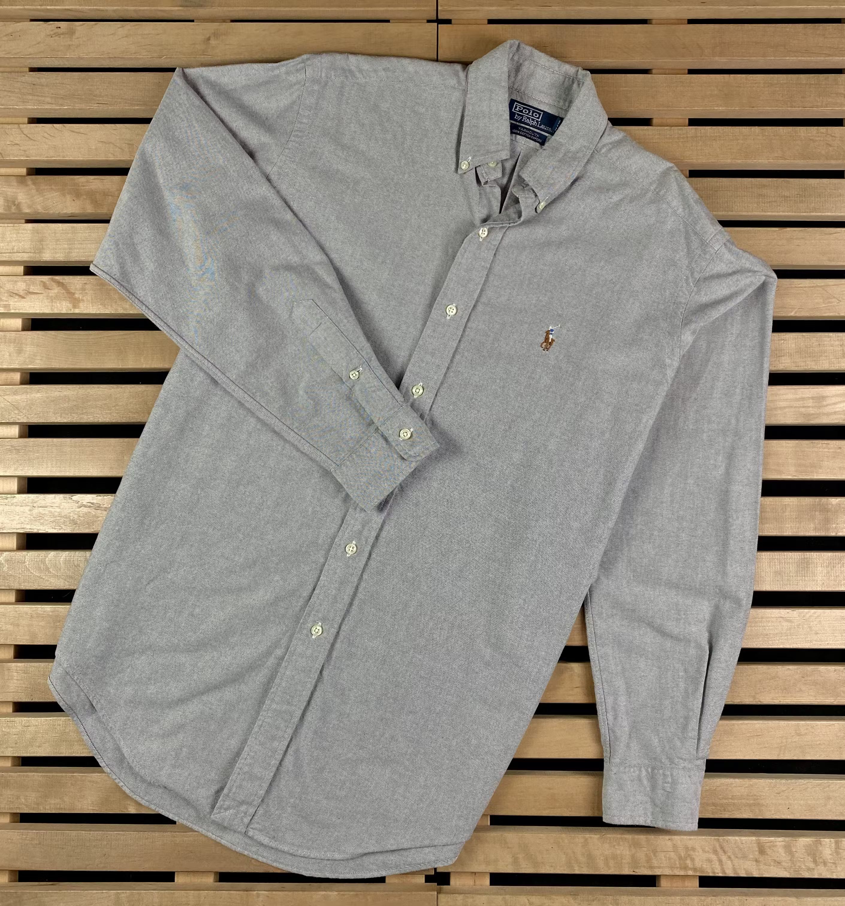 Polo Ralph Lauren × Ralph Lauren × Vintage Men’s Shirt Long Sleeve Polo Ralph Lauren Vintage Size L-XL Size US L / EU 52-54 / 3 - 1 Thumbnail