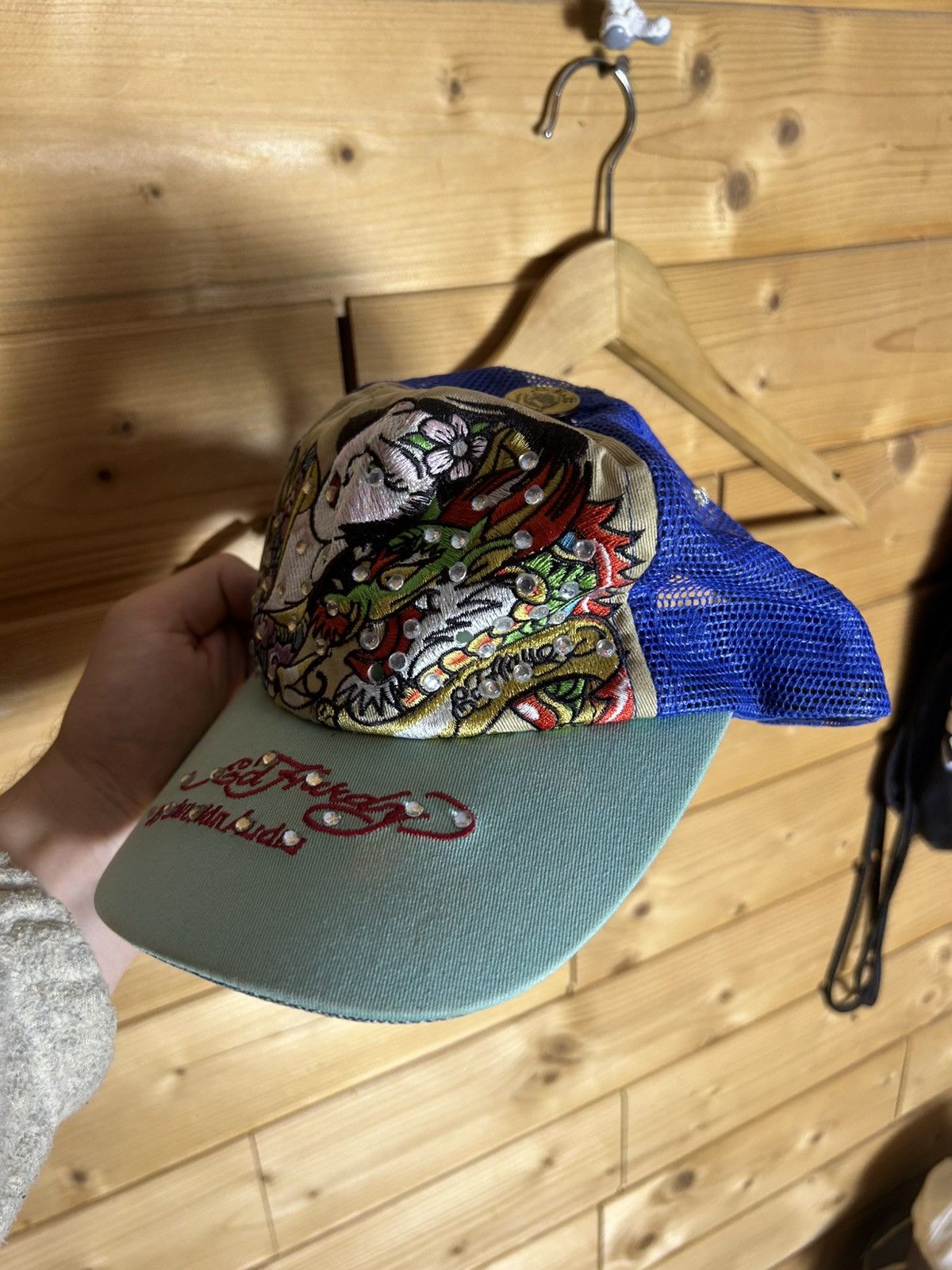 Ed Hardy Vintage Ed Hardy geisha dragon cap Size ONE SIZE - 2 Thumbnail