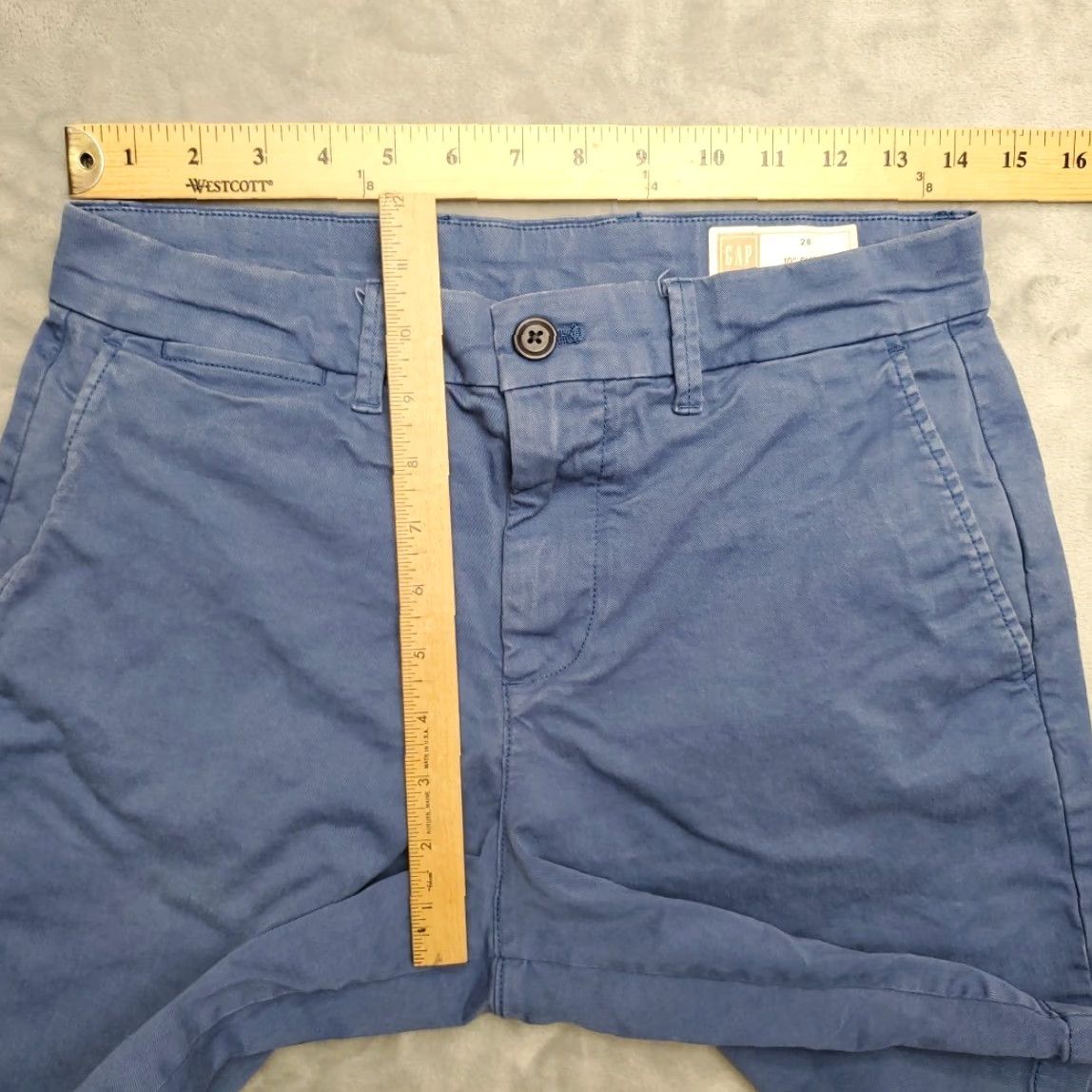 Gap Gap Shorts Mens 28 Blue Twill Preppy Chino Classic Comfort Casual Size US 28 / EU 44 - 5 Thumbnail