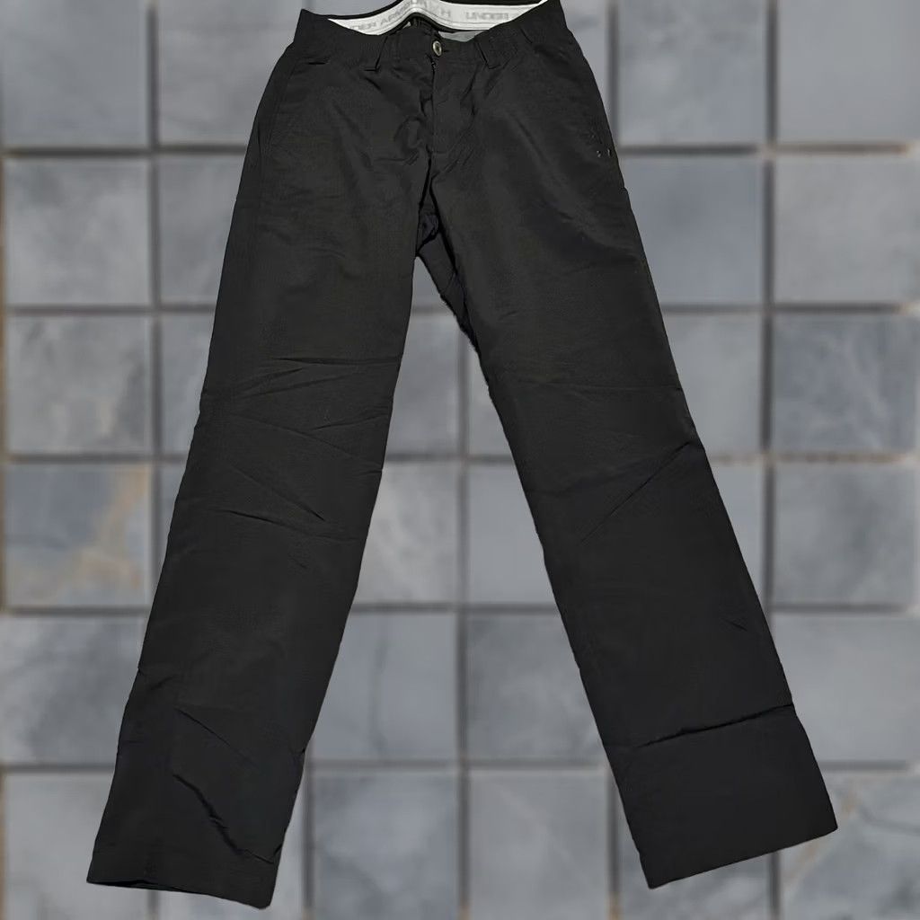 Under Armour Under armour Pants Mens 30 Black Match Play Golf 30x32 Straight Leg Stretch Size US 30 / EU 46 - 1 Thumbnail