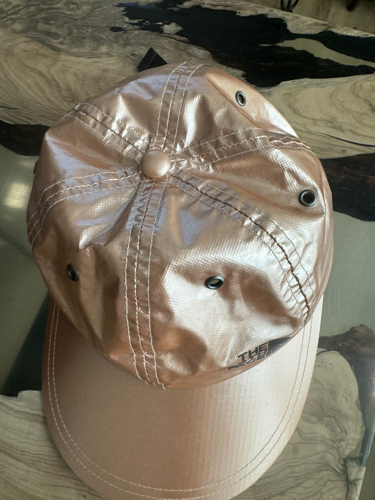 Supreme × The North Face SS18 Supreme®/The North Face® Metallic 6-Panel Hat Rose Gold Size ONE SIZE - 10 Thumbnail