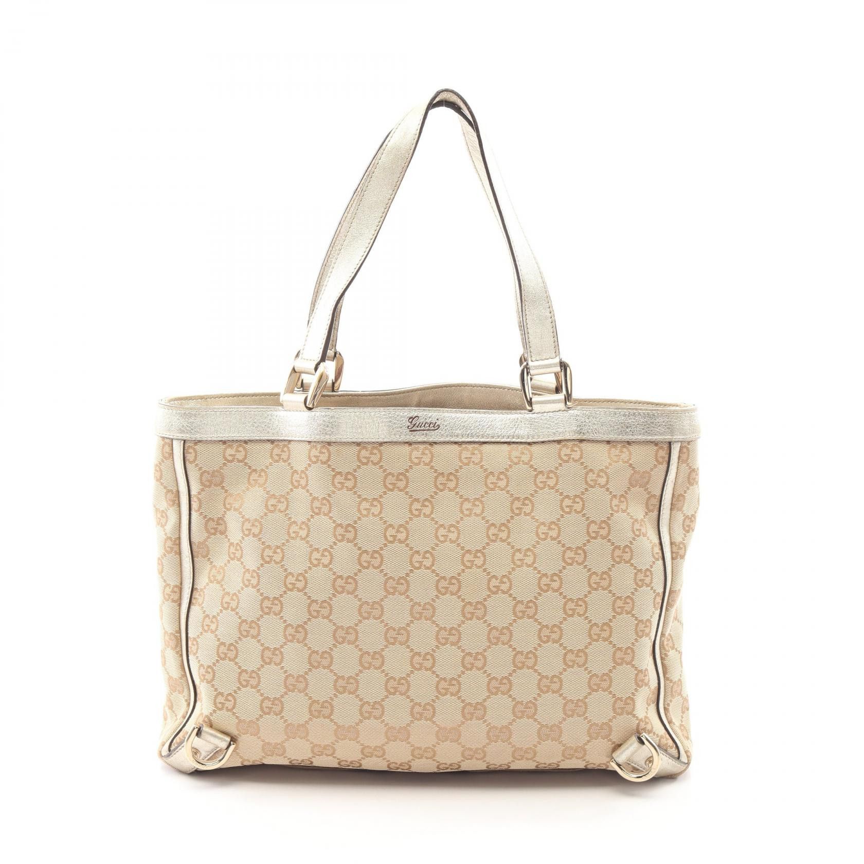 Gucci Gucci Gucci Abbey GG Canvas Tote Bag Textile Tote Bag 170004 DUTY FREE for USA Size ONE SIZE - 1 Thumbnail