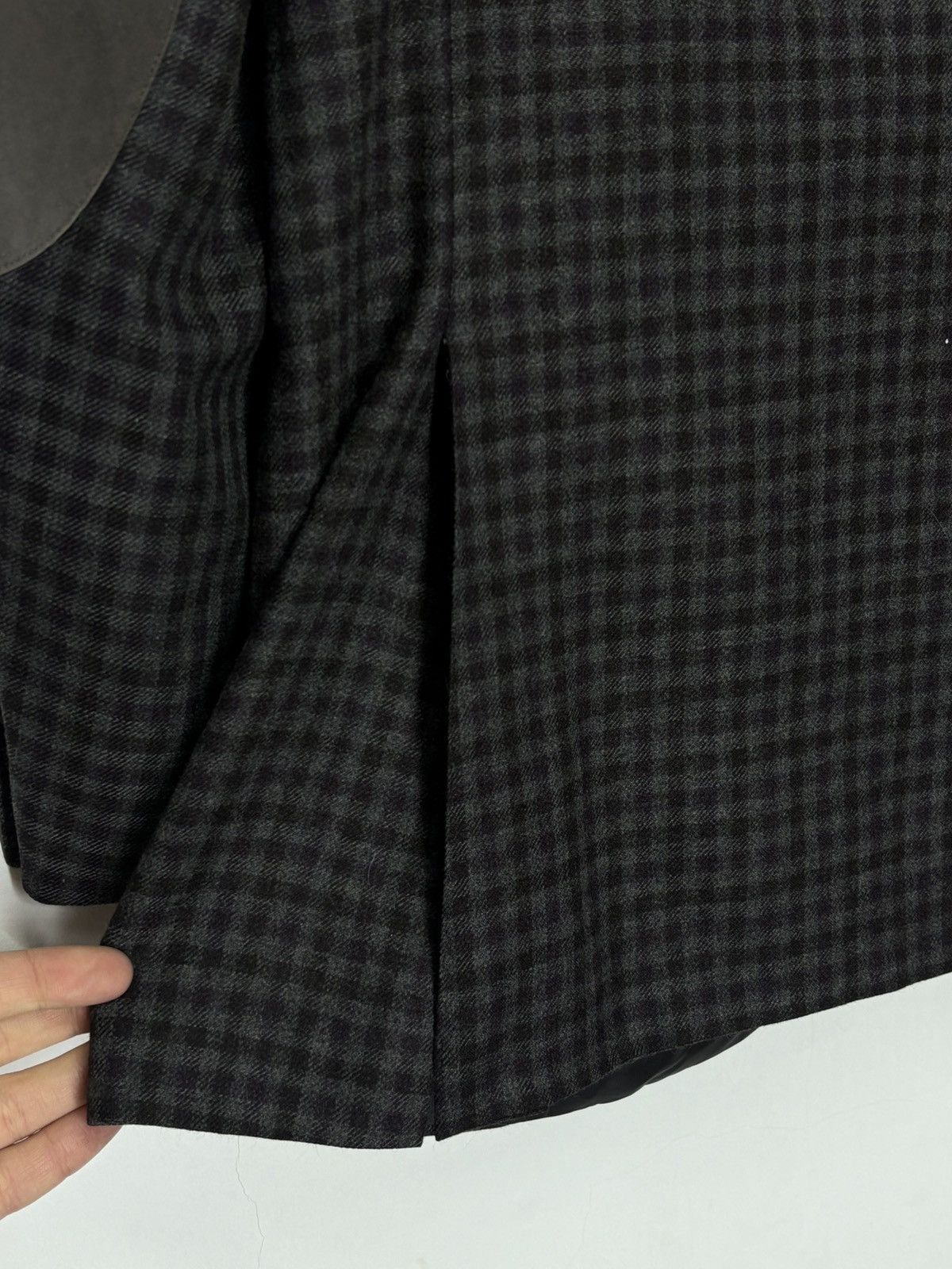 Canali Canali Wool Checkered 2 Button Blazer Jacket Size 54R - 20 Thumbnail