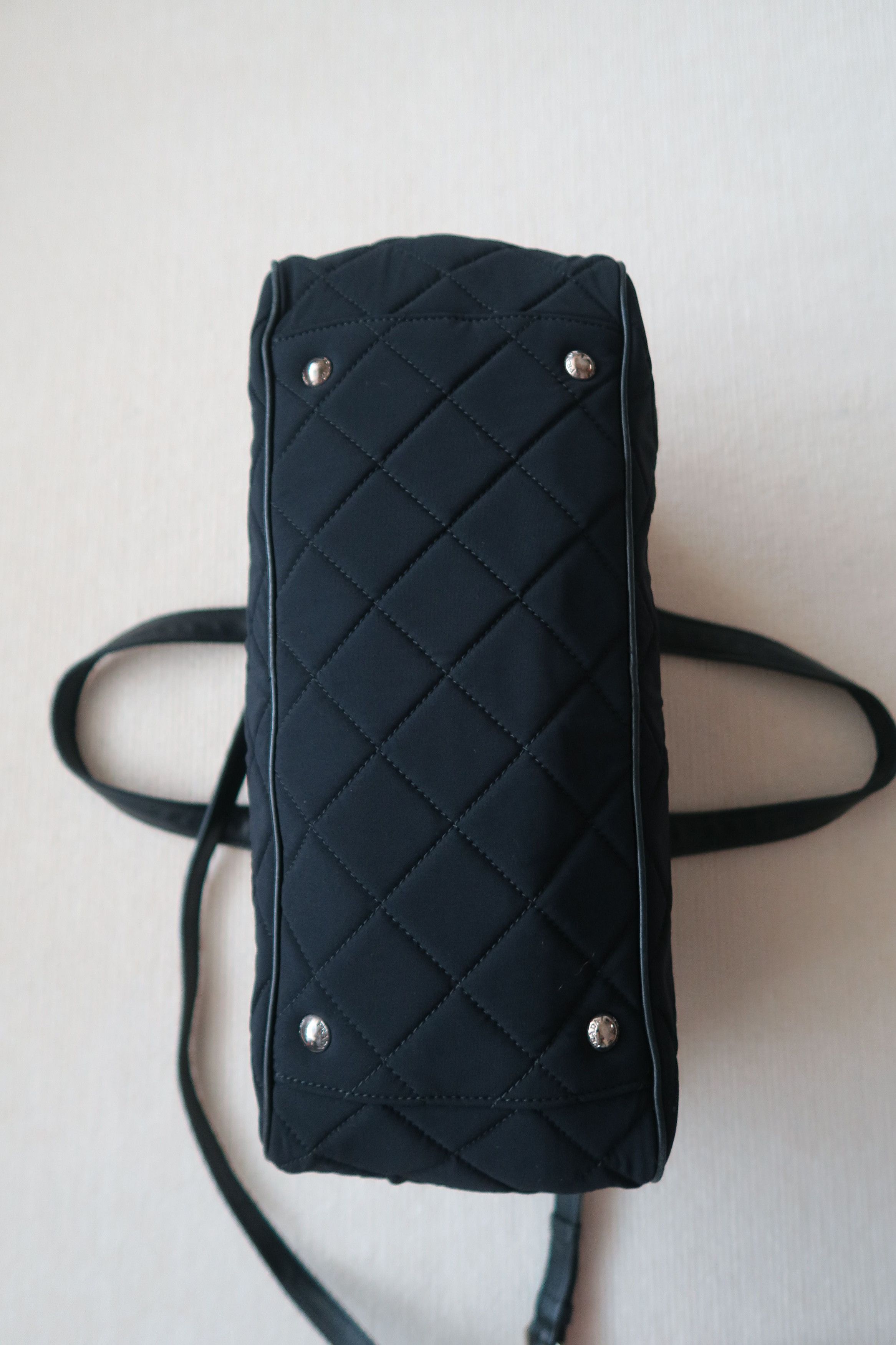 Prada Prada 2 Way Unisex Tessuto Quilted Leather Accent Bag Size ONE SIZE - 3 Thumbnail