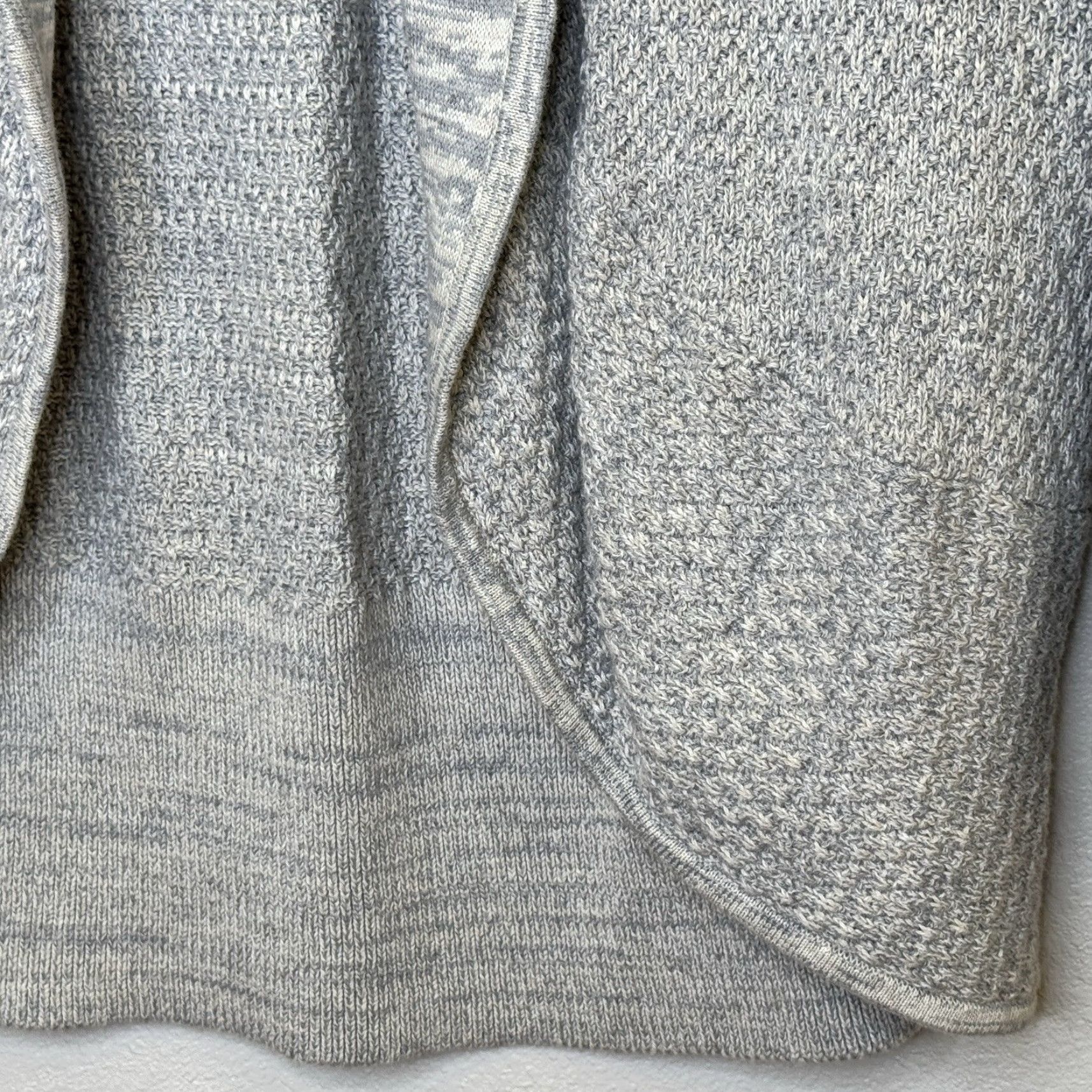Dakine Dakini Open Front Sweater Cardigan Womens Sz Large Gray Cotton Blend Collar NEW Size L / US 10 / IT 46 - 5 Thumbnail