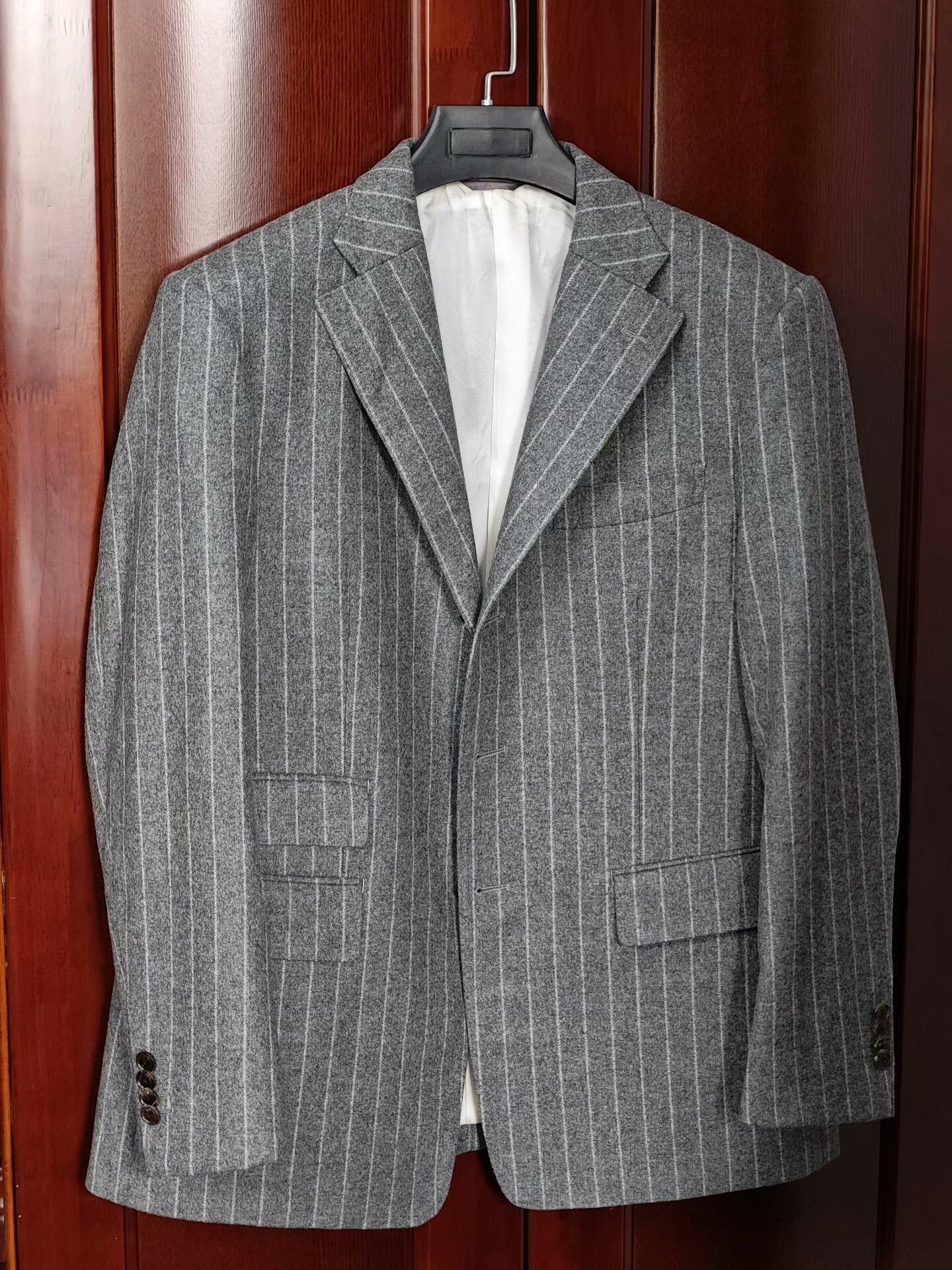 Harrington Custom Harrisons Flannel Suit Jacket Size US L / EU 52-54 / 3 - 1 Thumbnail