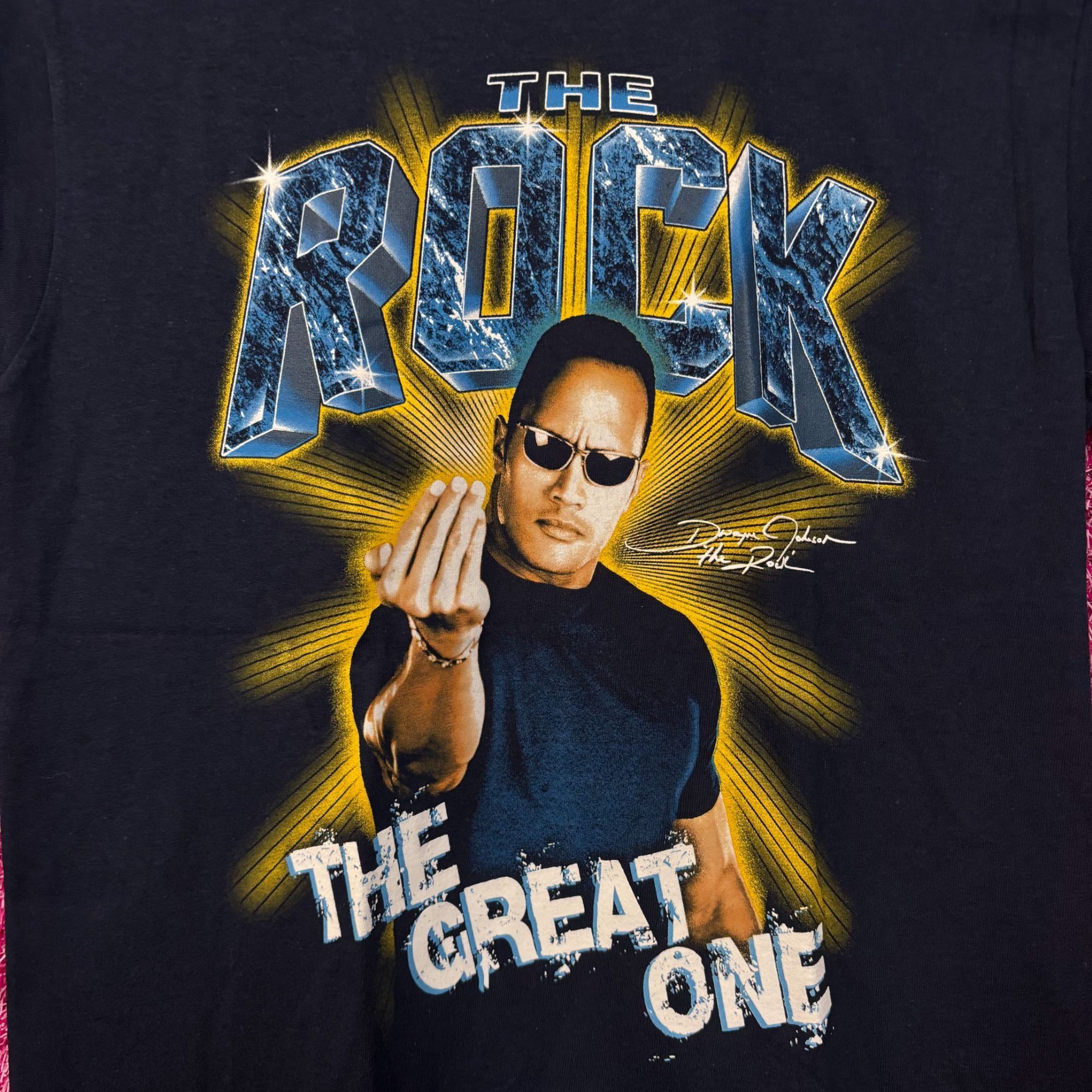 WWE WWE Dwayne The Rock Johnson The Great One Navy T-Shirt Small Size US S / EU 44-46 / 1 - 2 Thumbnail