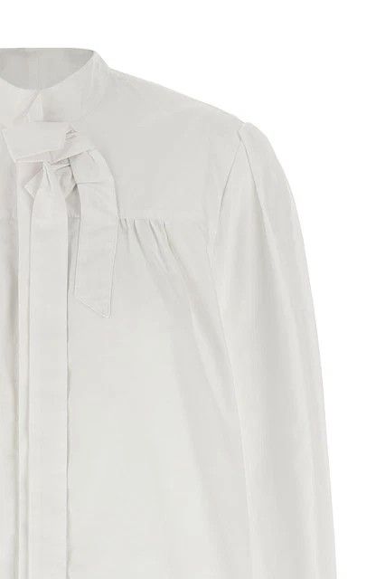 Prada PRADA White Cotton Shirt New & Authentic Size S / US 4 / IT 40 - 3 Thumbnail