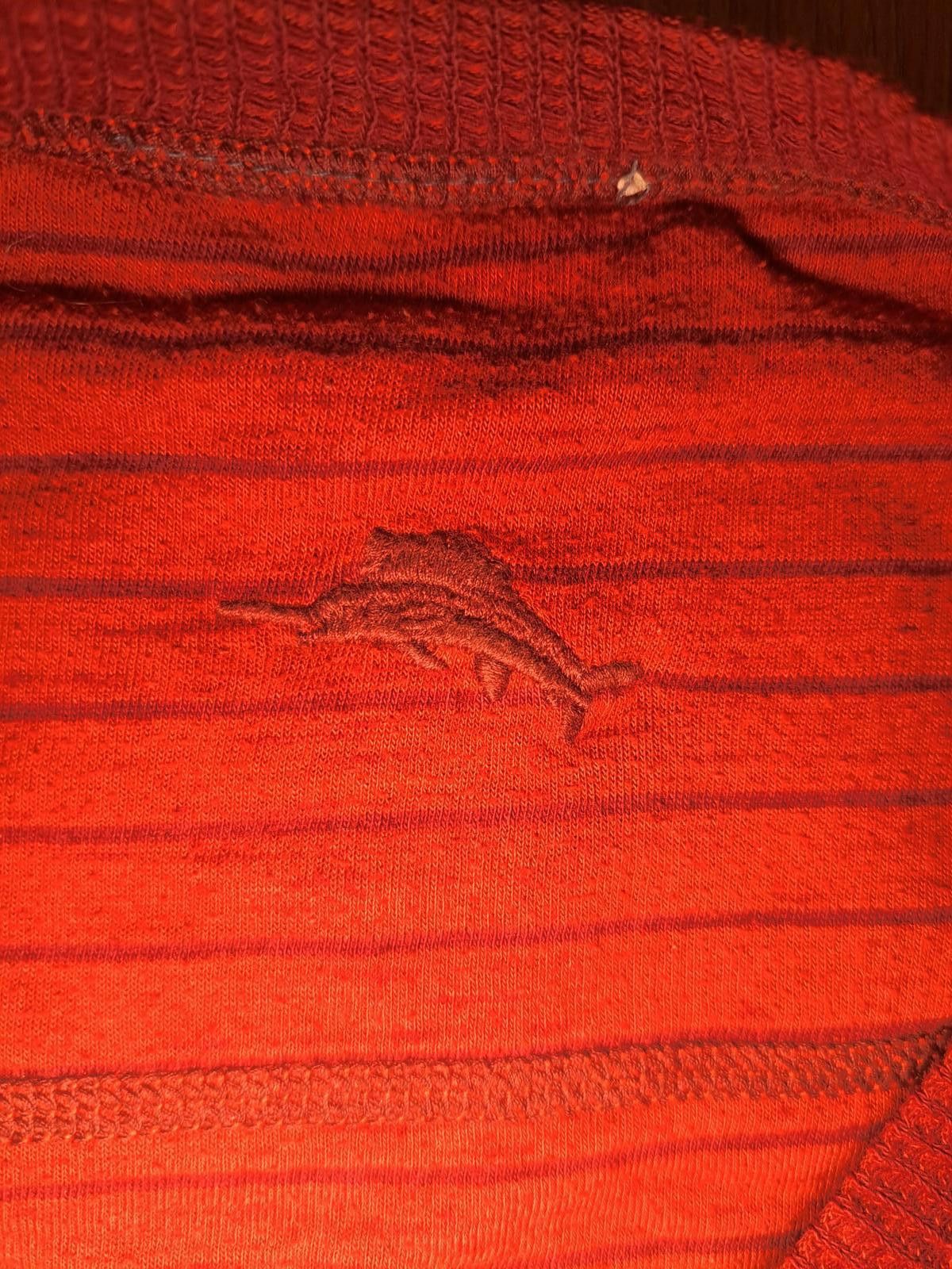Tommy Bahama Tommy Bahama Crew Neck Sweater Mens XL Red Cotton Size US XL / EU 56 / 4 - 2 Thumbnail