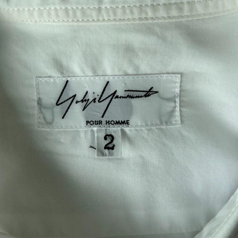 Yohji Yamamoto Yohji Yamamoto Yohji Yamamoto White Doll Collar Shirt Size US S / EU 44-46 / 1 - 5 Thumbnail