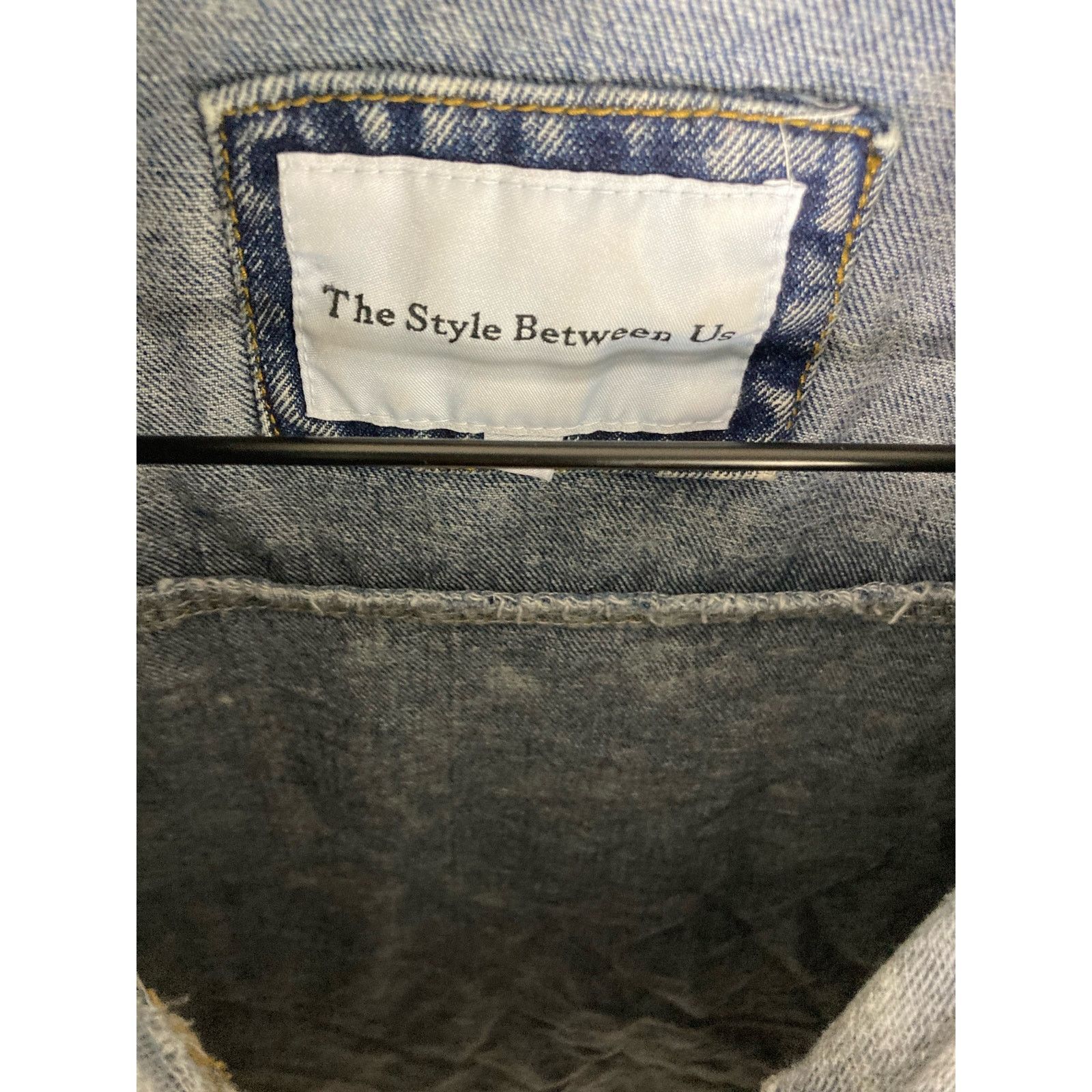 Other Denim Jacket Acid Wash Womens XL Cropped Stylish Comfortable Size XL / US 12-14 / IT 48-50 - 12 Thumbnail