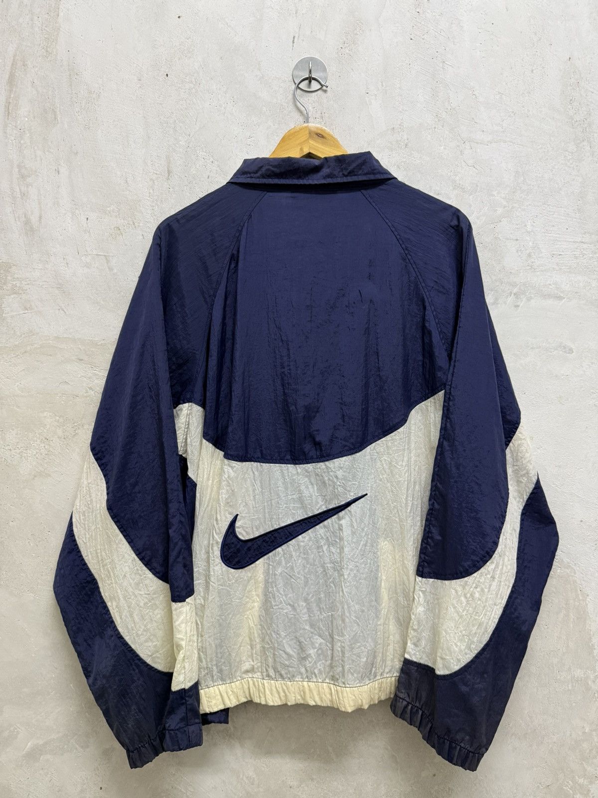 Nike Vintage 90’s Nike Distressed Windbreaker Jacket Size US XXL / EU 58 / 5 - 3 Thumbnail