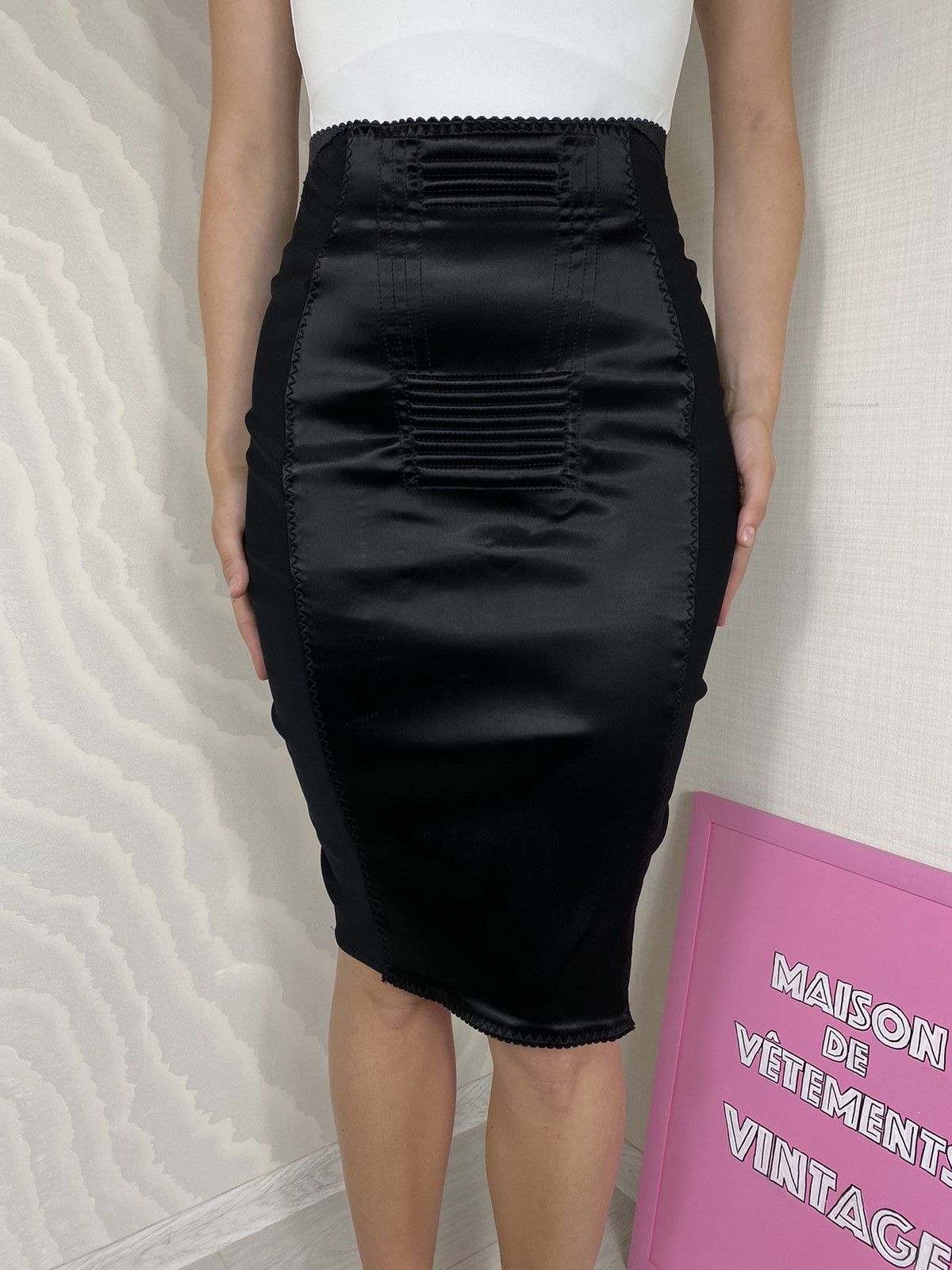 Jean Paul Gaultier × Vintage JEAN PAUL GAULTIER 1987 Skirt Size 28" / US 6 / IT 42 - 2 Thumbnail