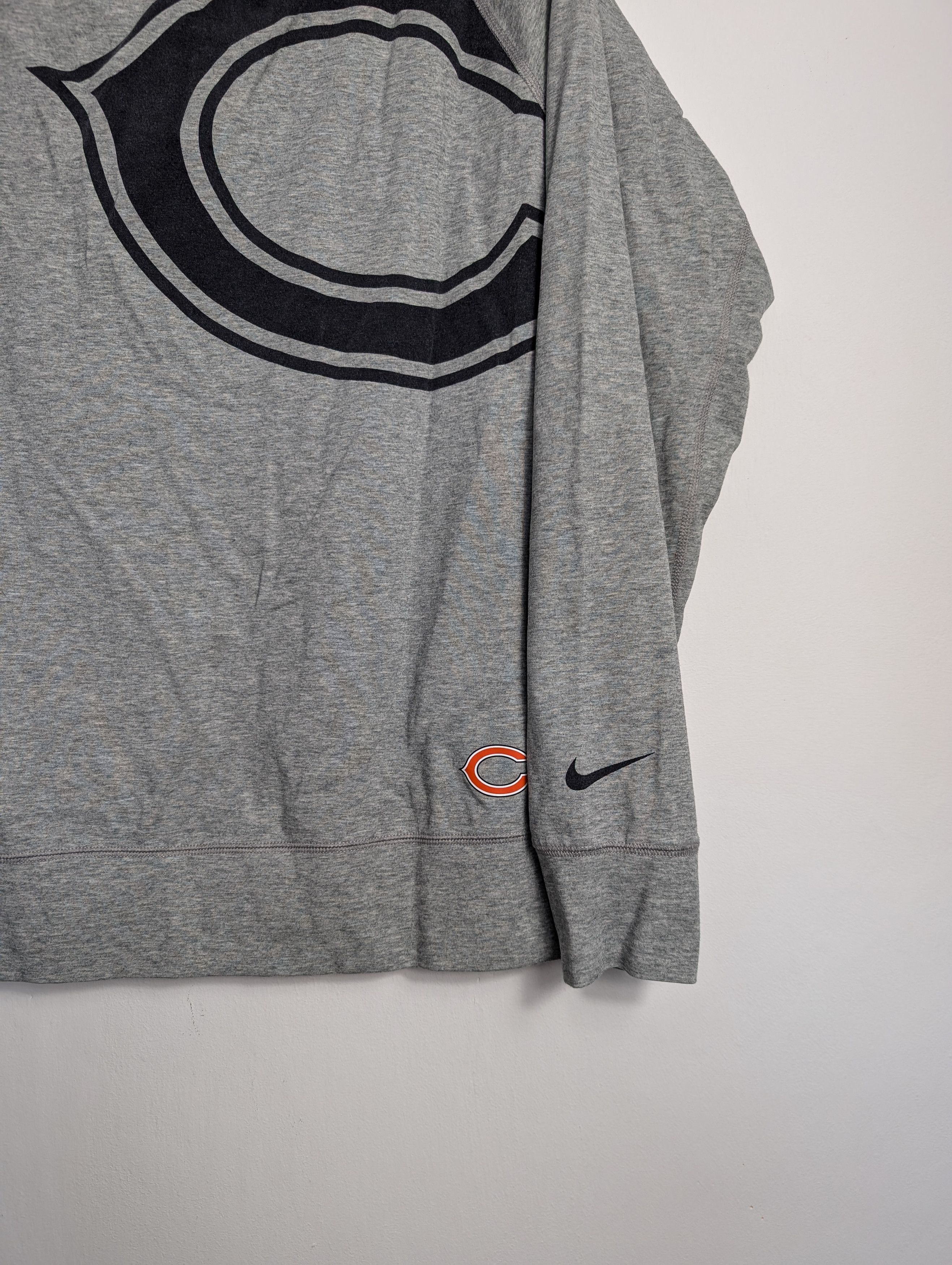 NFL × Nike Nike NFL Chicago Bears Women's Long Sleeve Sweatshirt Size XL / US 12-14 / IT 48-50 - 2 Thumbnail