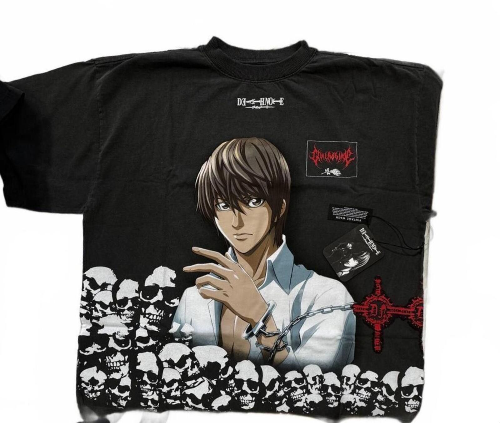 Civil Regime Civilregime x Death Note Collab Graphic T-Shirt XL Oversized Size US XL / EU 56 / 4 - 1 Thumbnail