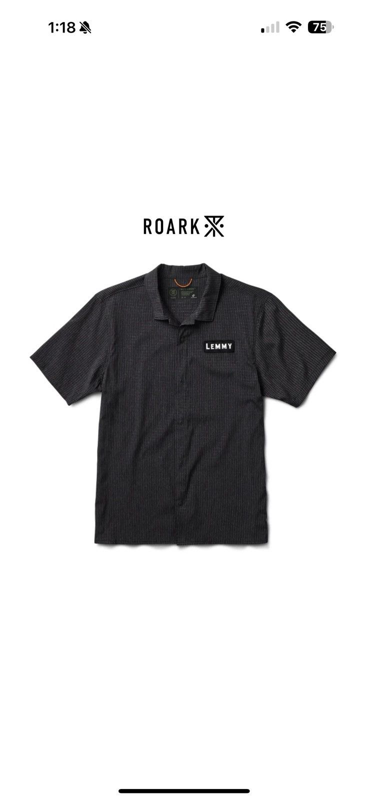 Roark Roark Run Amok Motorhead Bless Up Trail Running Shirt Size US M / EU 48-50 / 2 - 3 Thumbnail
