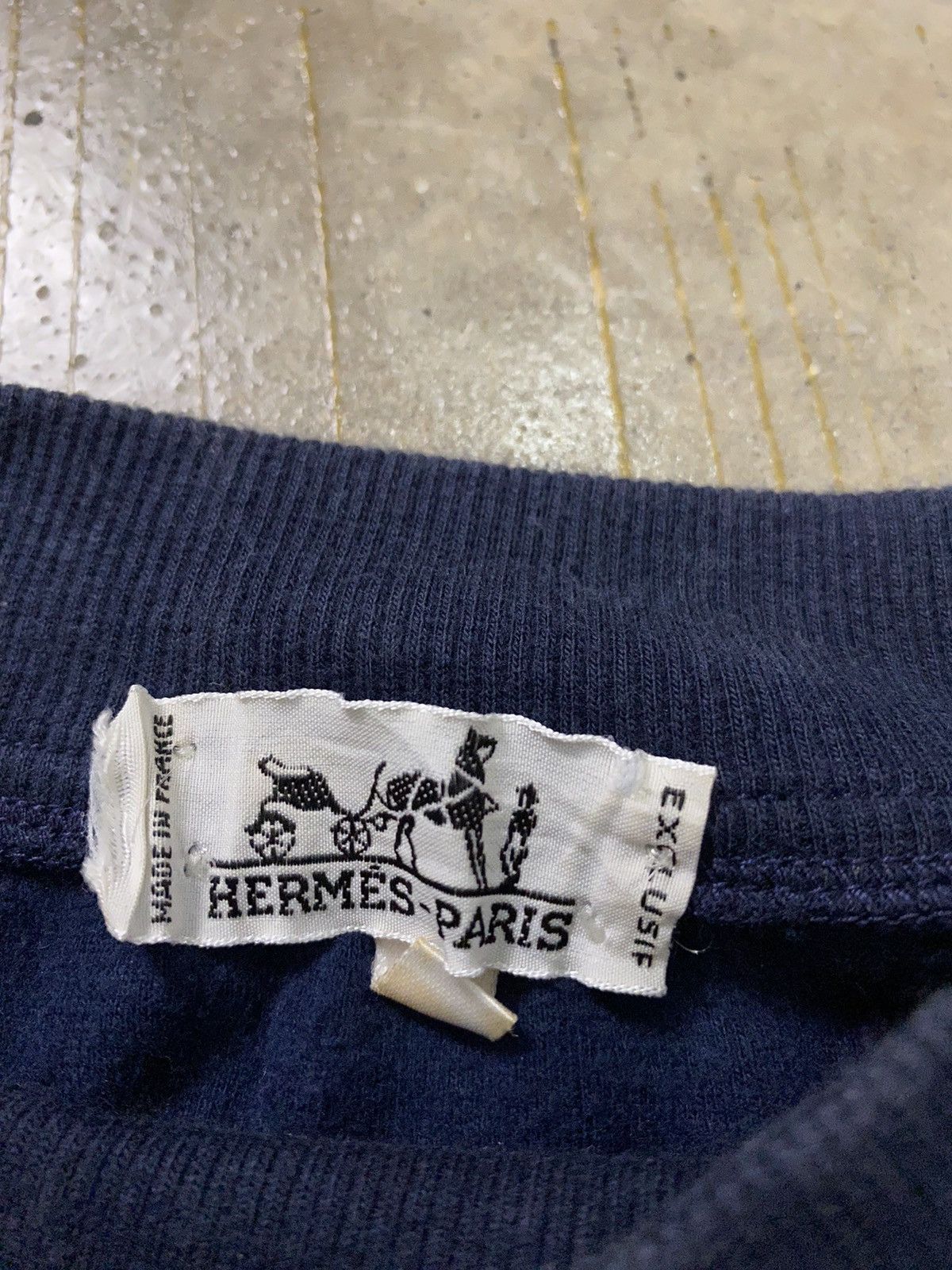 Hermes 80s Hermes Embroidery logo sweatshirt Size US S / EU 44-46 / 1 - 7 Thumbnail