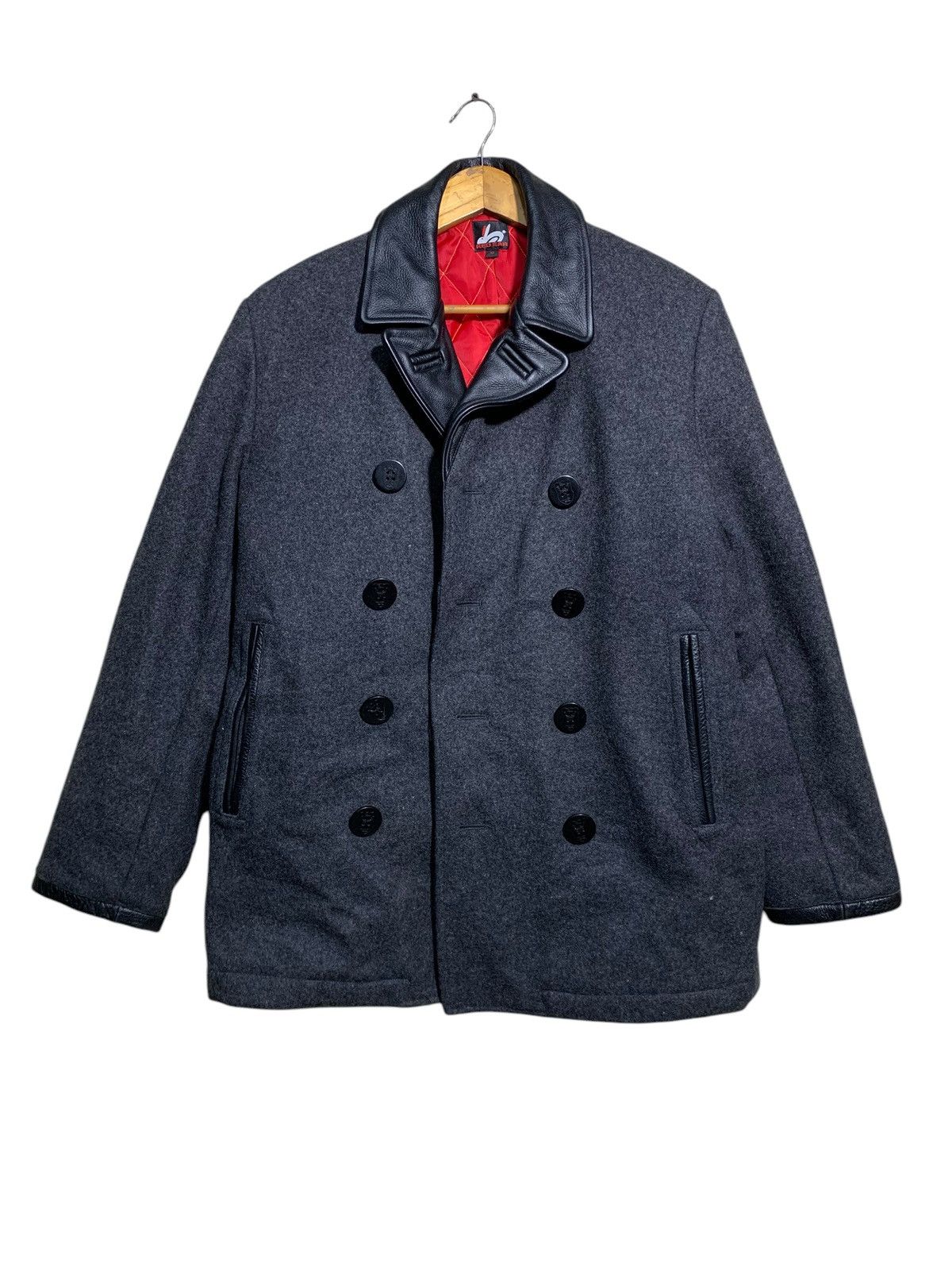 Paul Smith 🔥PAUL SMITH RED EAR LEATHER PARTS WOOL JACKETS Size US M / EU 48-50 / 2 - 2 Thumbnail